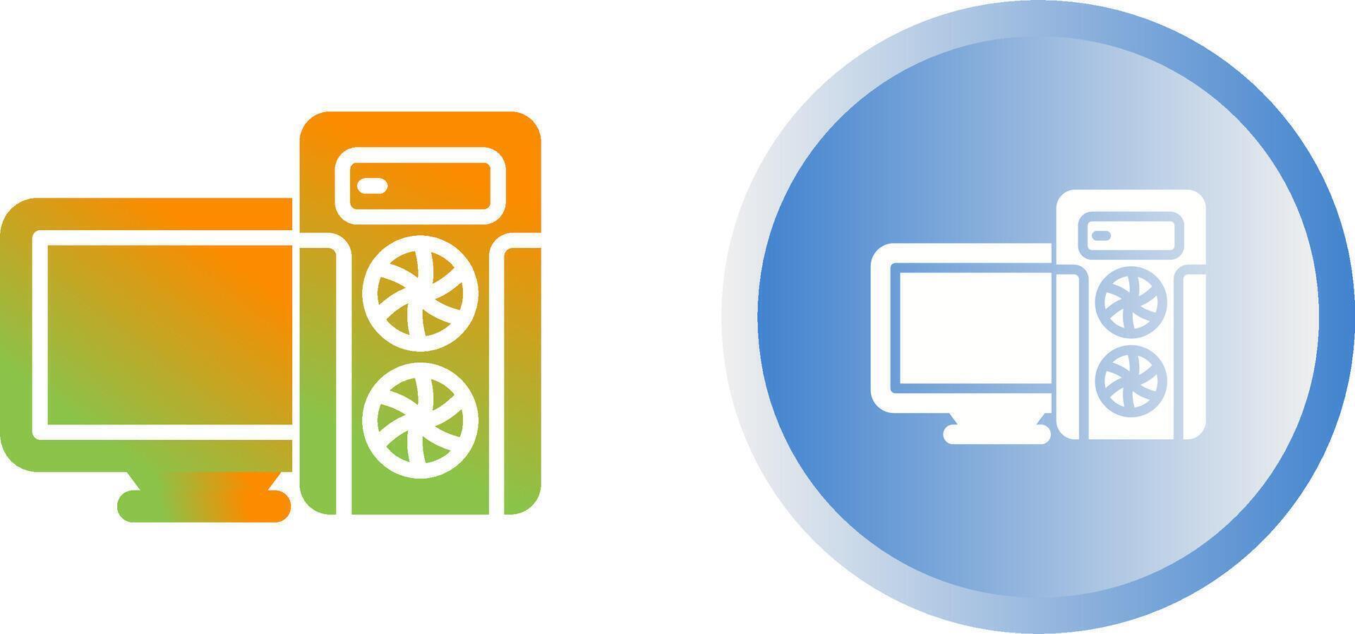 Gaming Pc Vector Icon