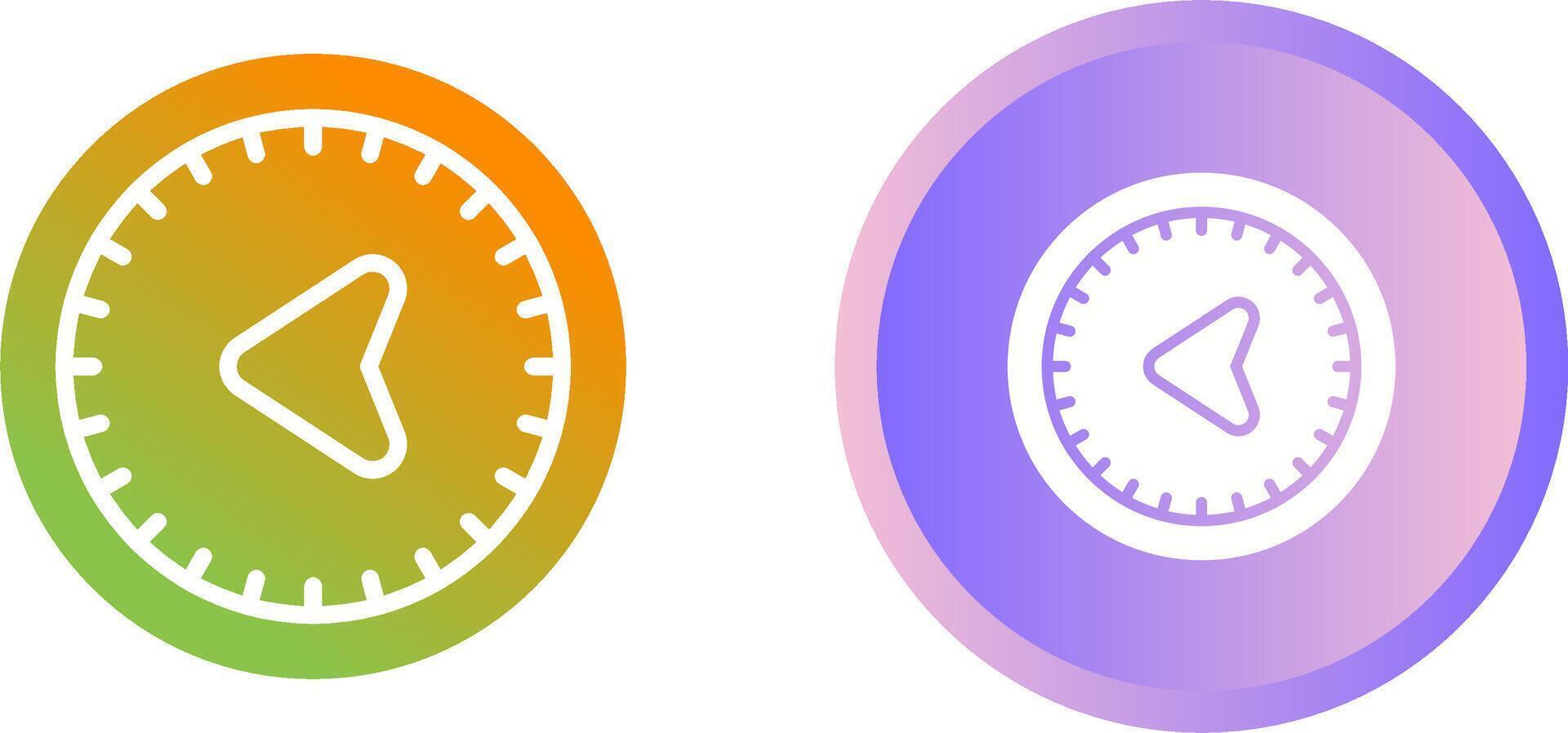West Vector Icon