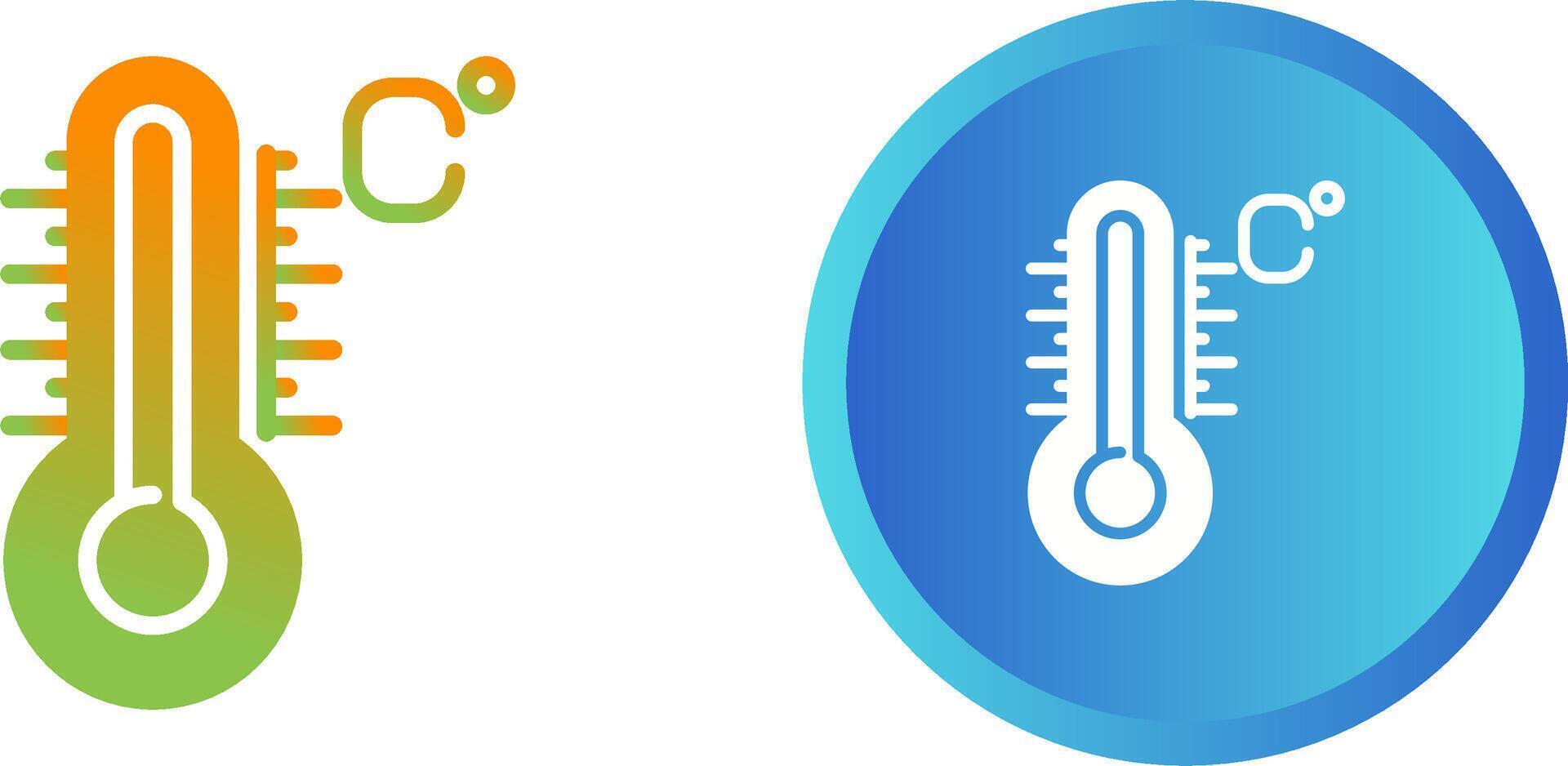 icono de vector de temperatura