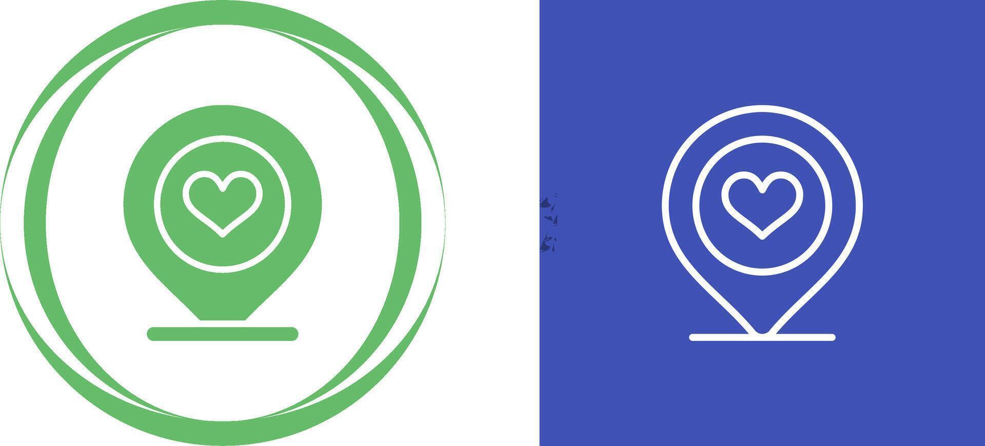 Love pin Vector Icon