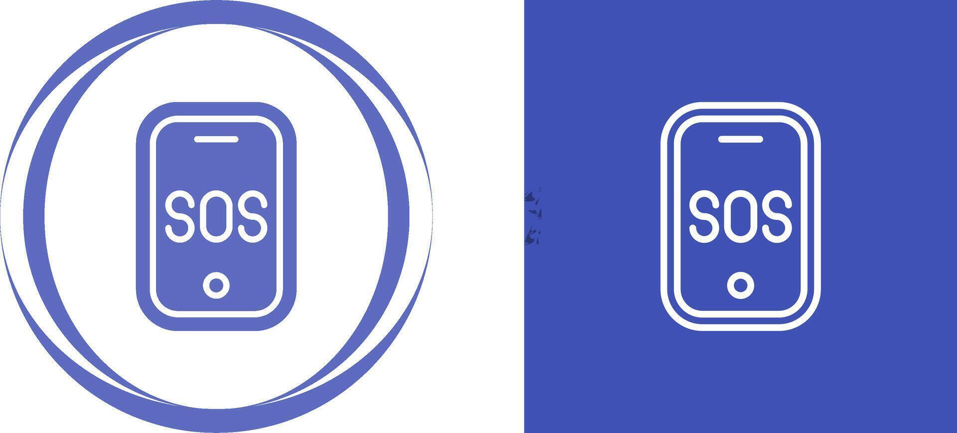 Emergency phone Vector Icon