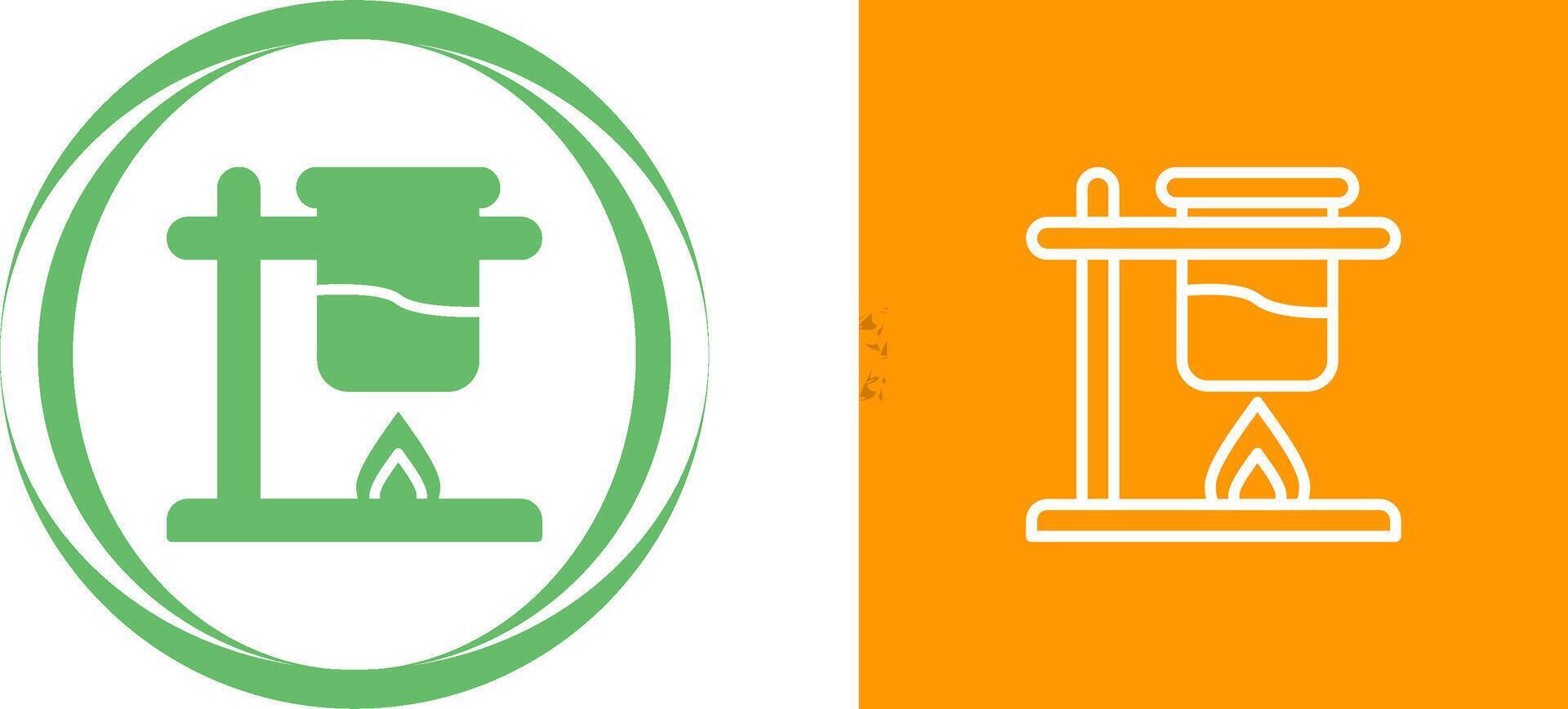 Bunsen Burner Vector Icon