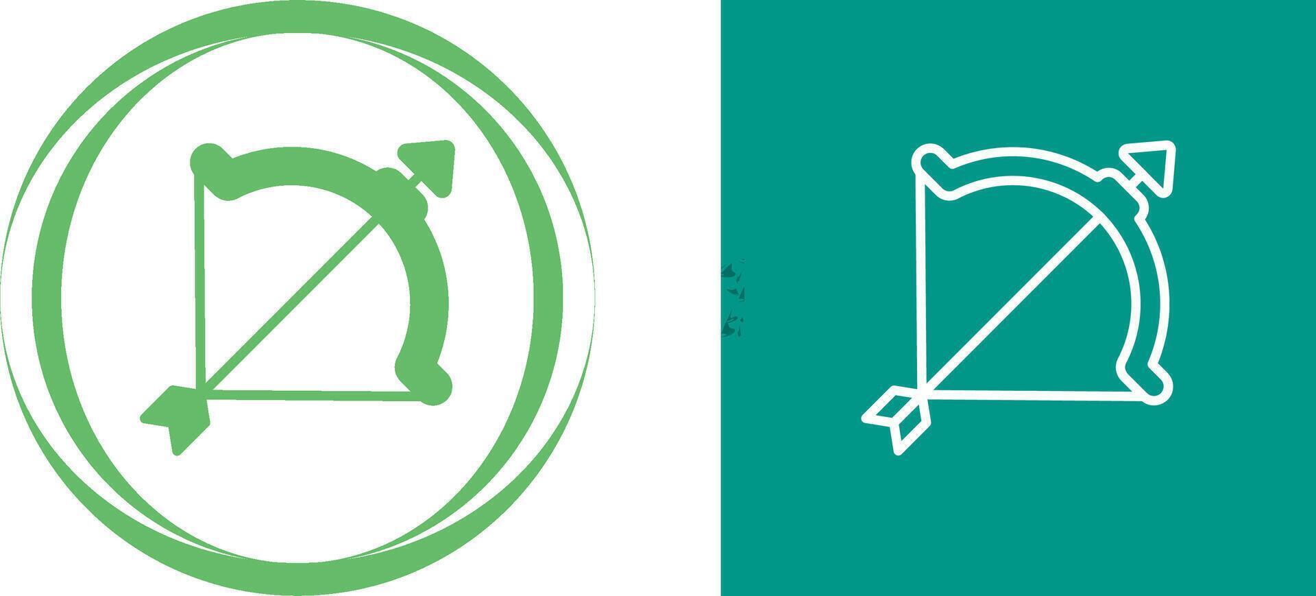 Bow and arrow Vector Icon