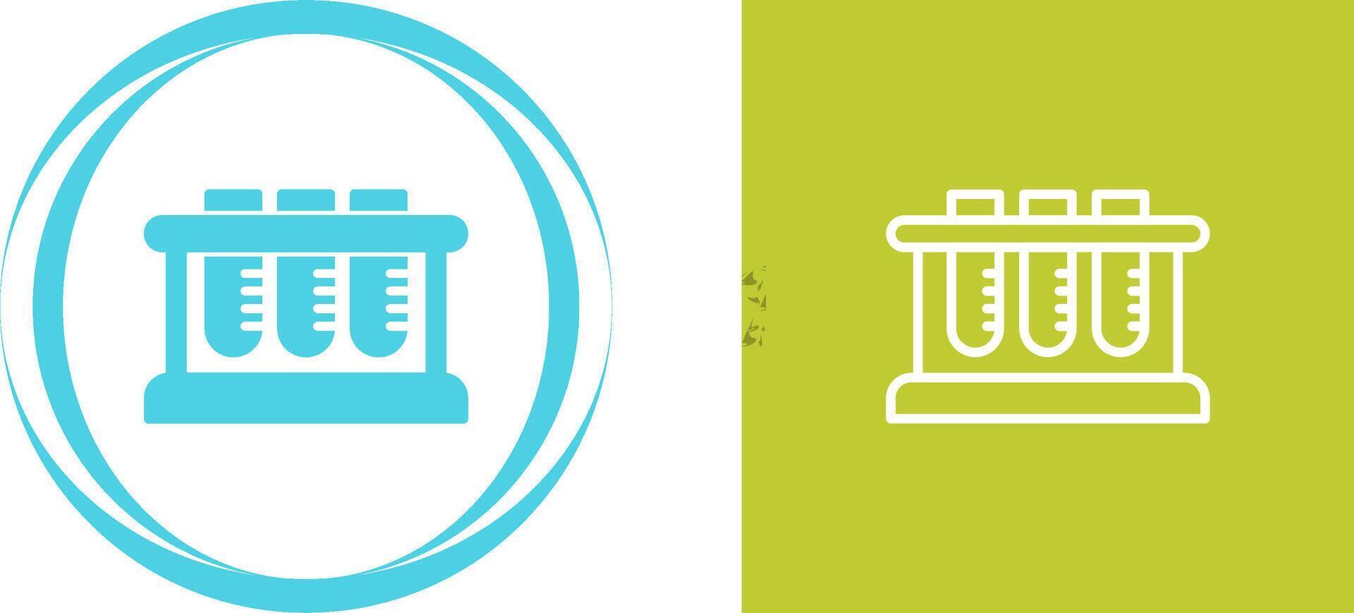 Test Tube Rack Vector Icon