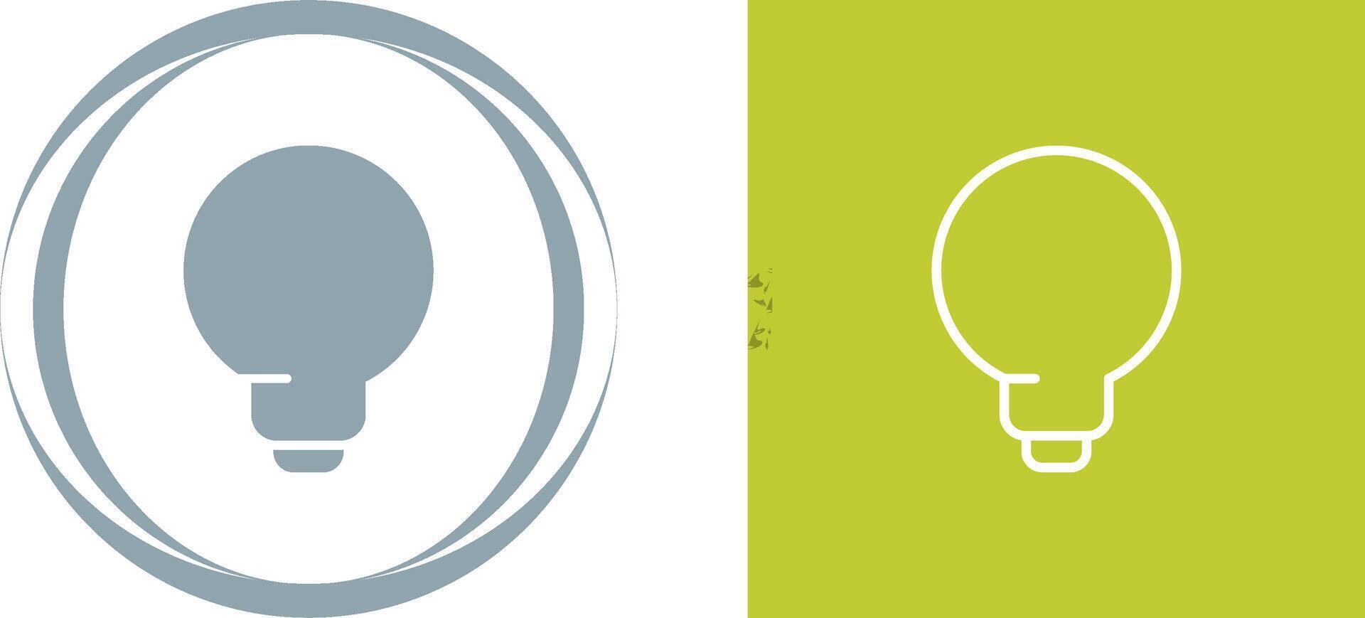 Lightbulb Vector Icon