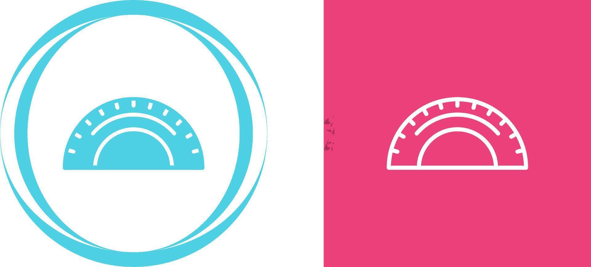 Protractor Vector Icon
