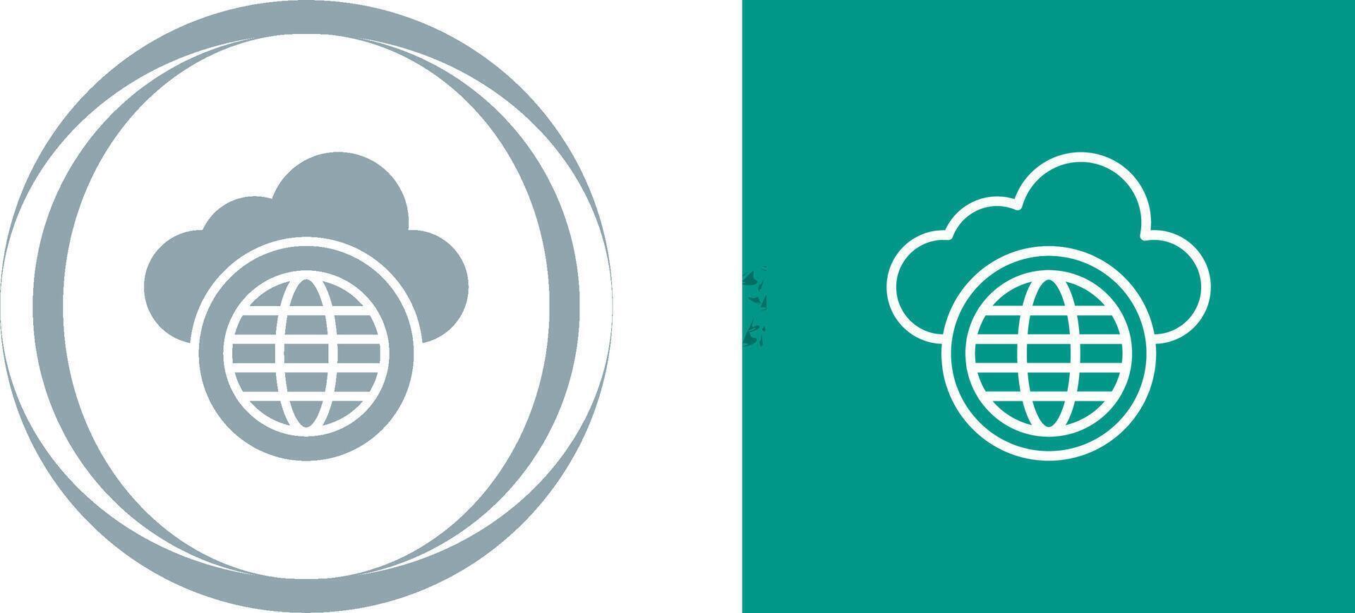 Cloud Network Vector Icon