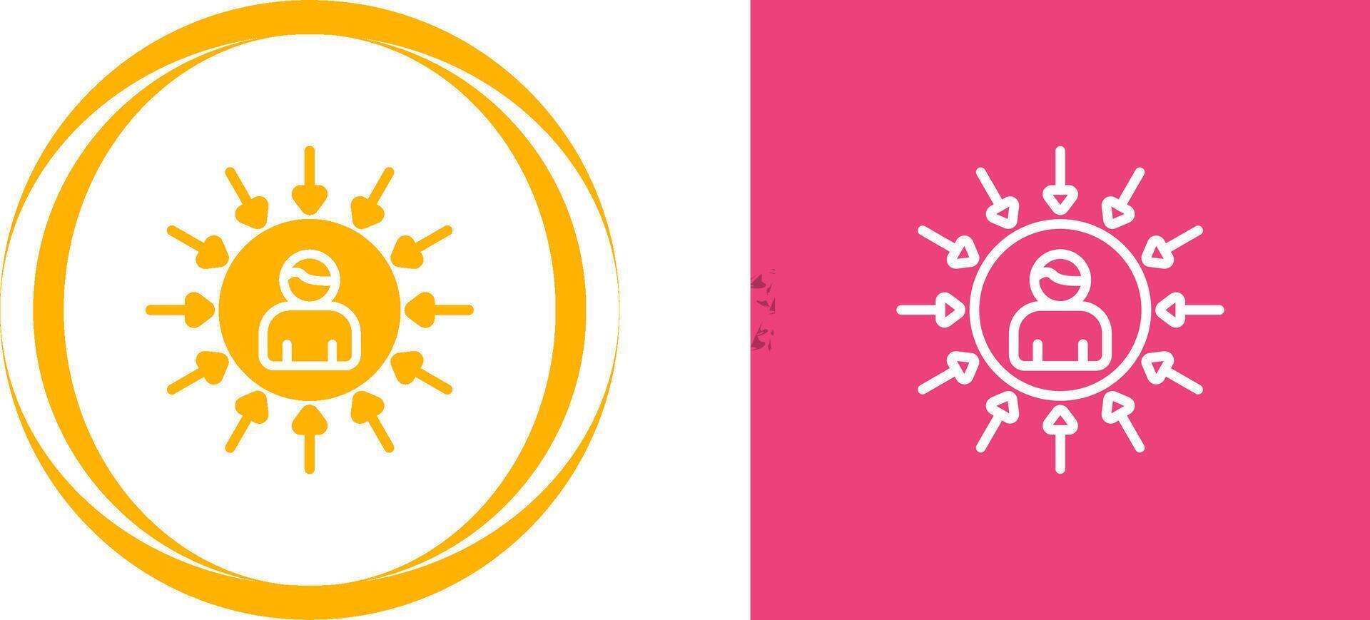 User Centered Design Vector Icon