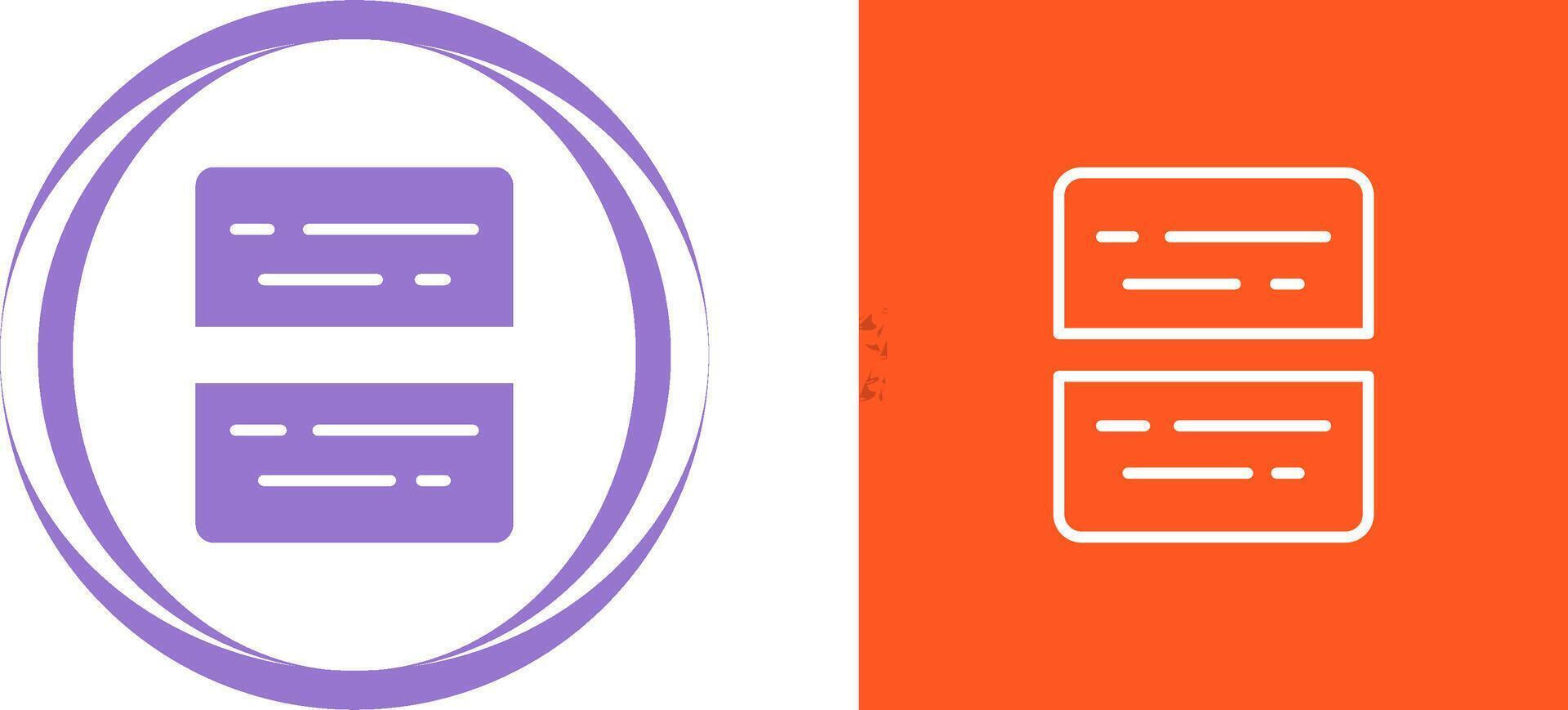 Document Split Vector Icon