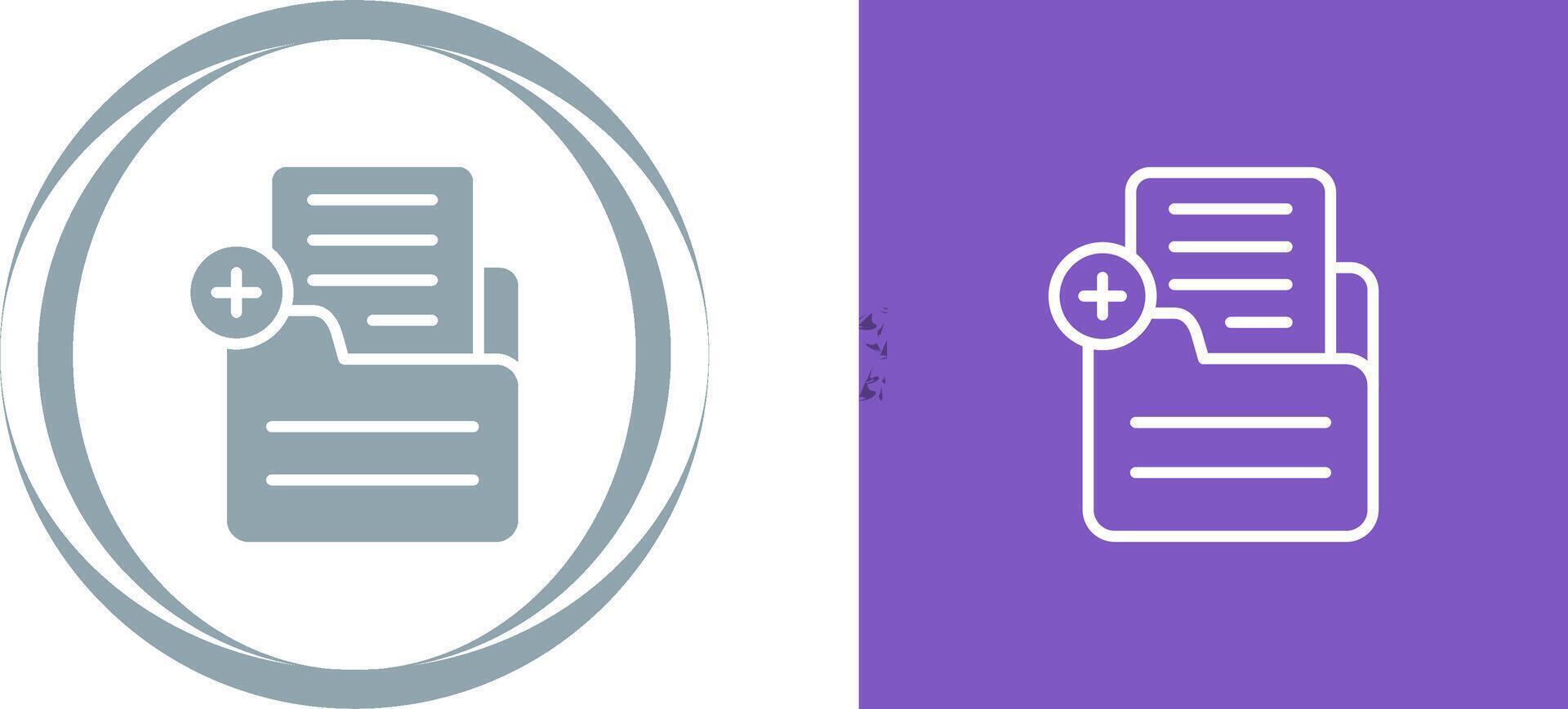 Document Add Vector Icon