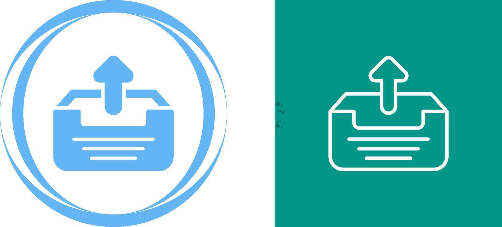 Outbox Vector Icon