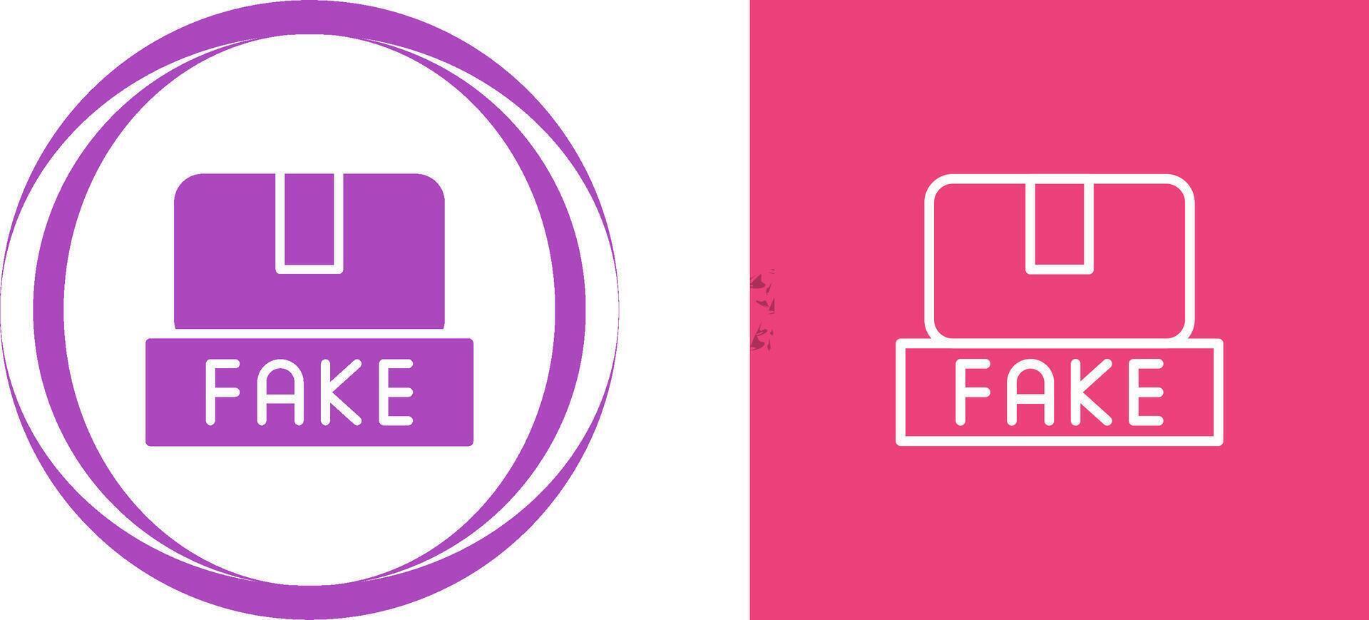 Counterfeit Products Vector Icon