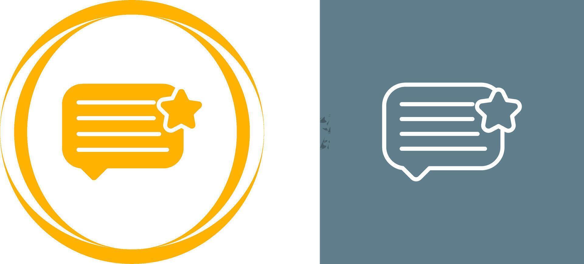 Feedback Vector Icon
