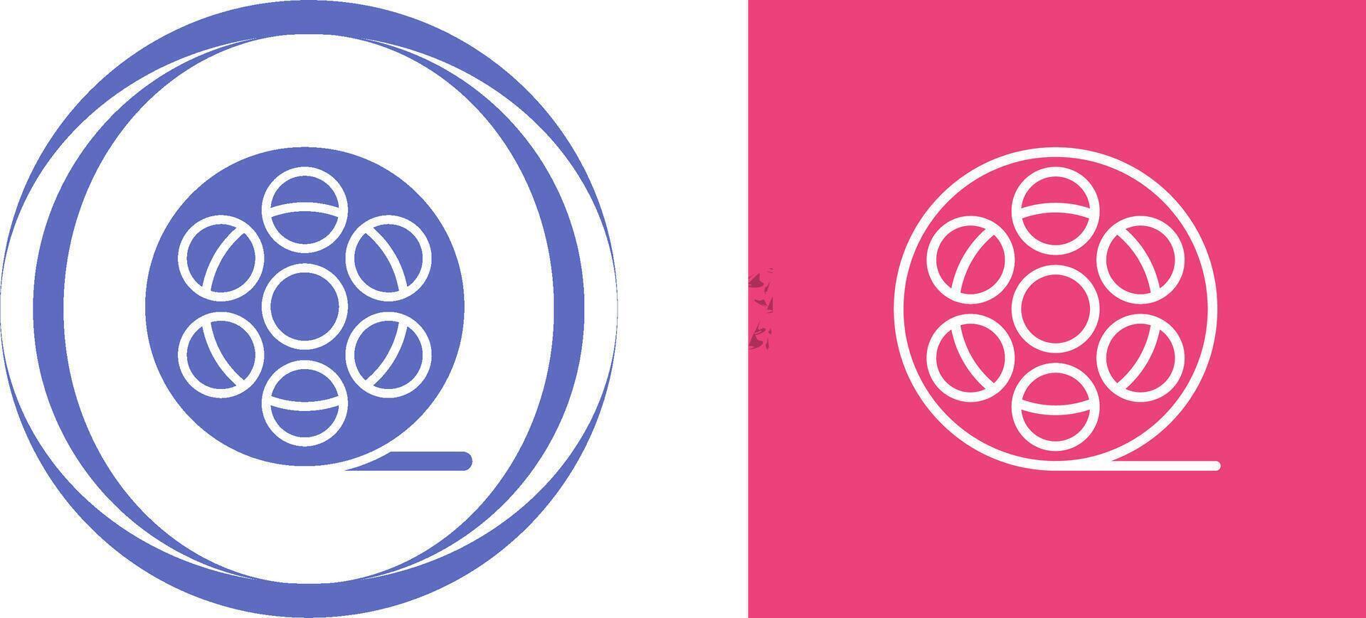 Film Reel Vector Icon