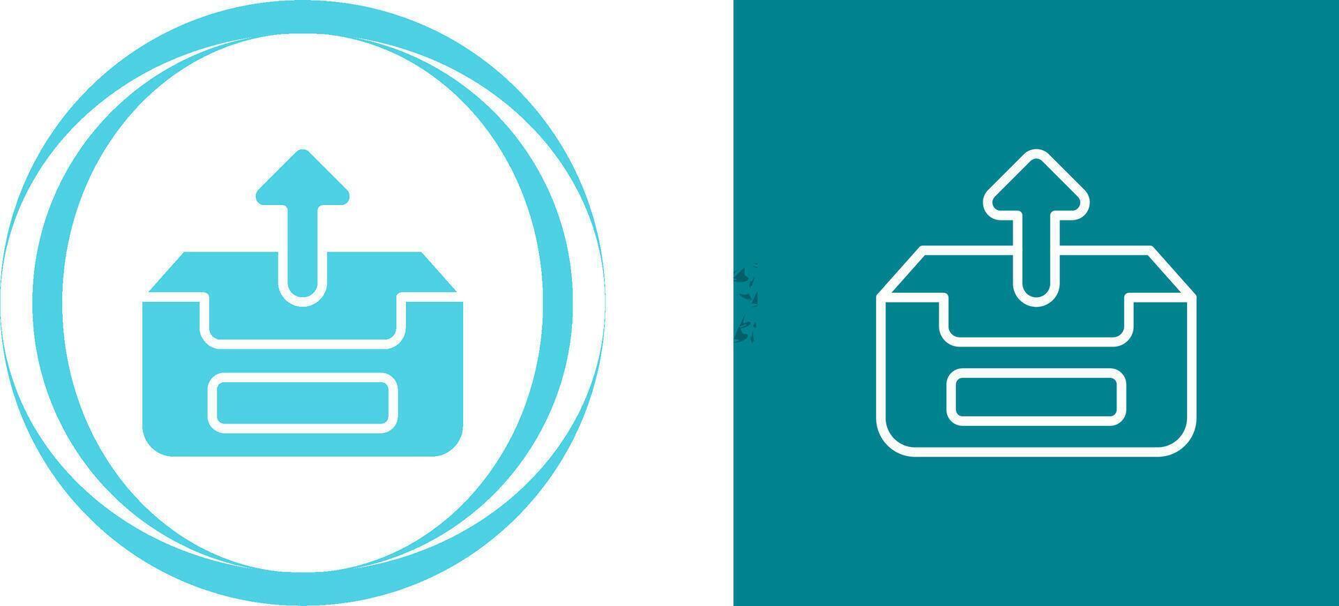 Outbox Vector Icon