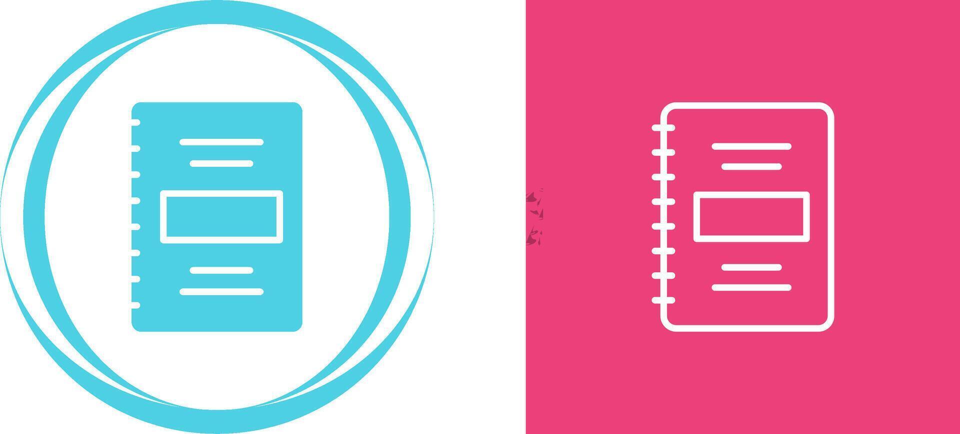 Notebook Vector Icon
