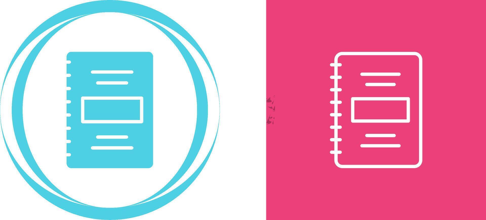 Notebook Vector Icon