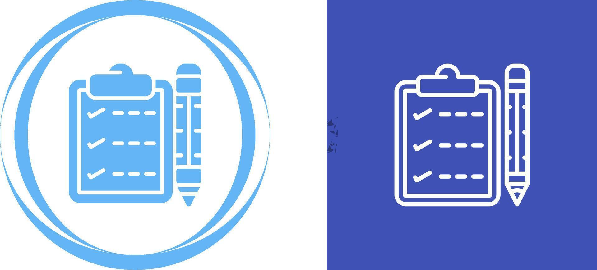 Writing pad Vector Icon