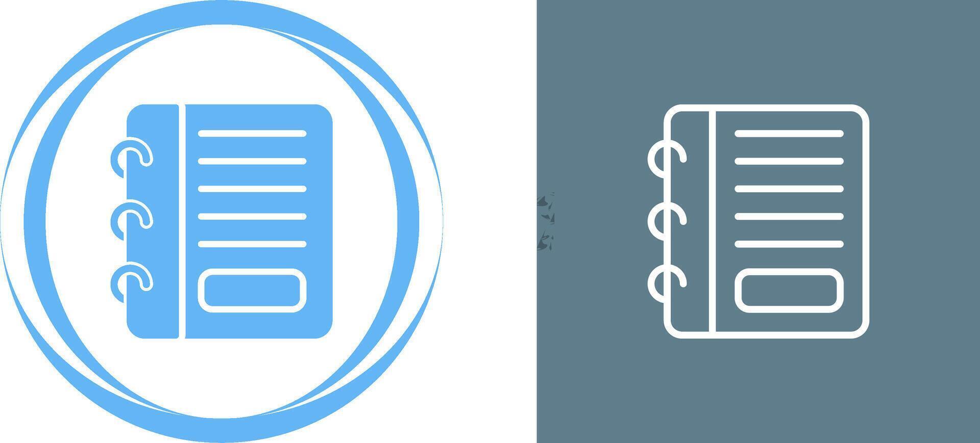 Notepad Vector Icon