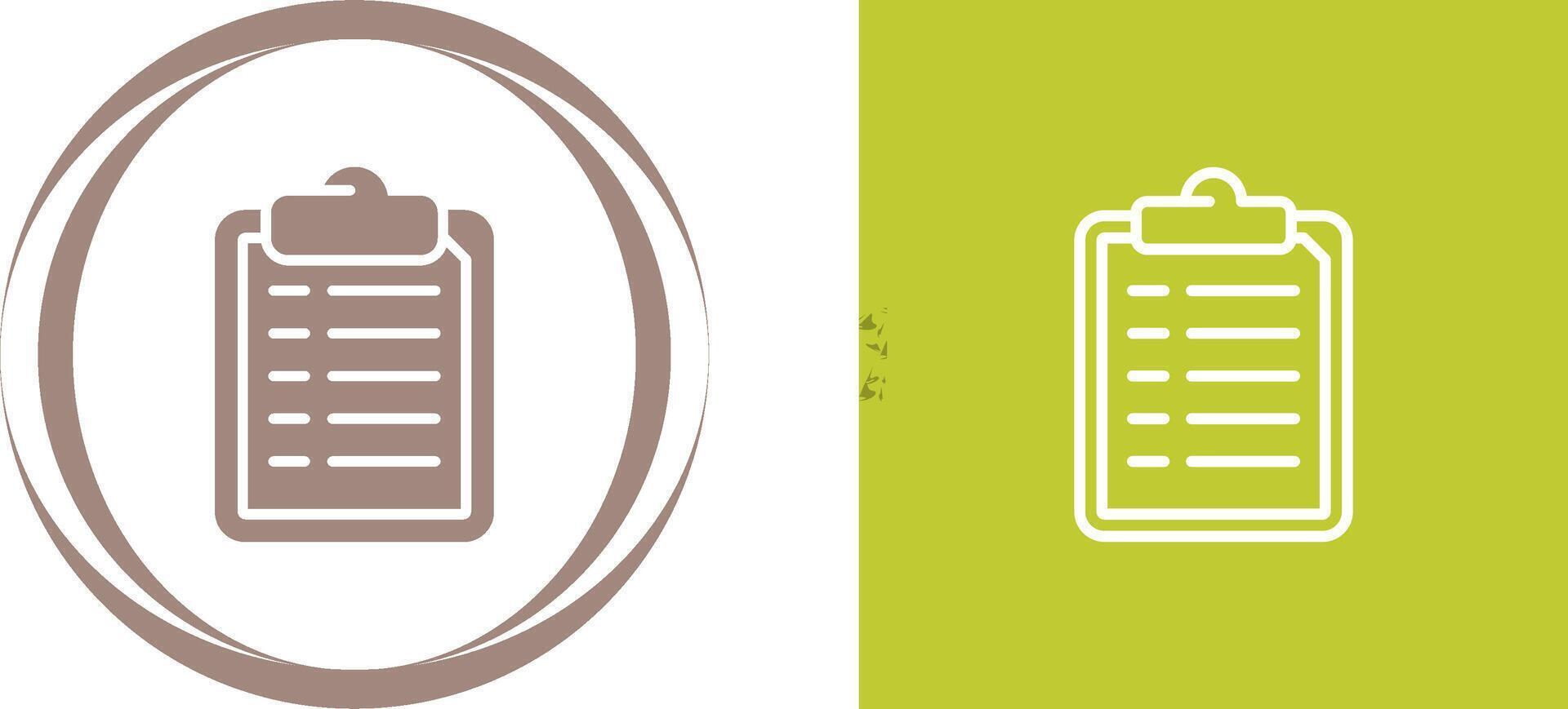 Clipboard with documents Vector Icon