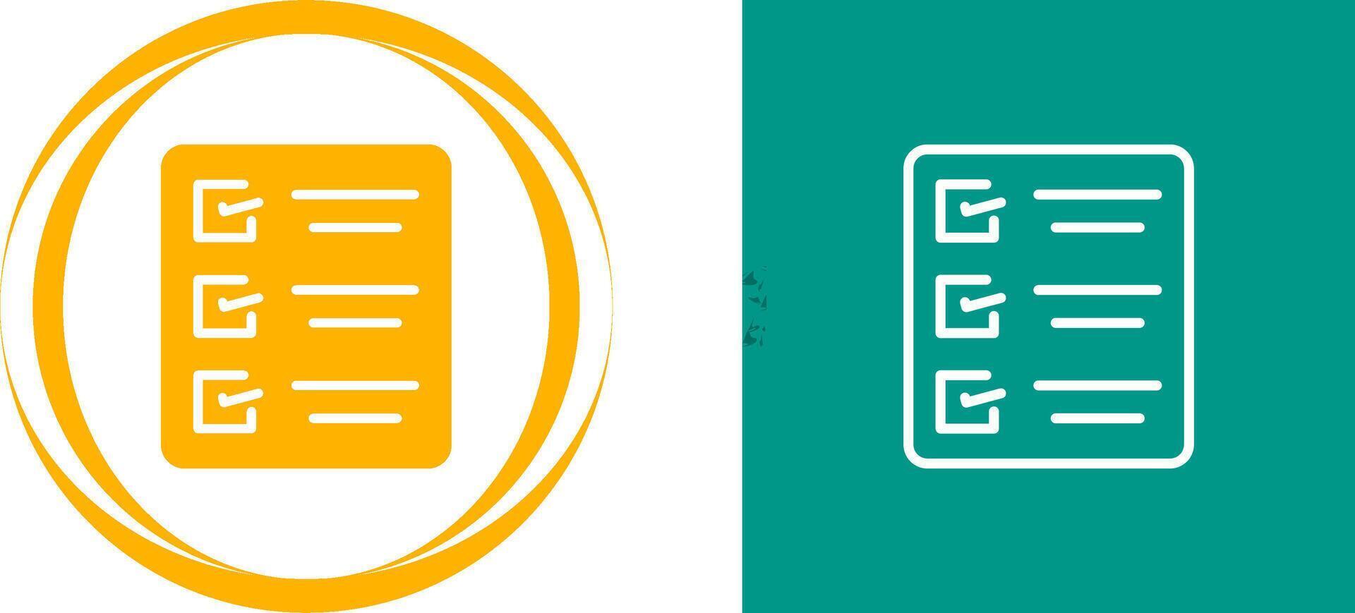 Task list Vector Icon