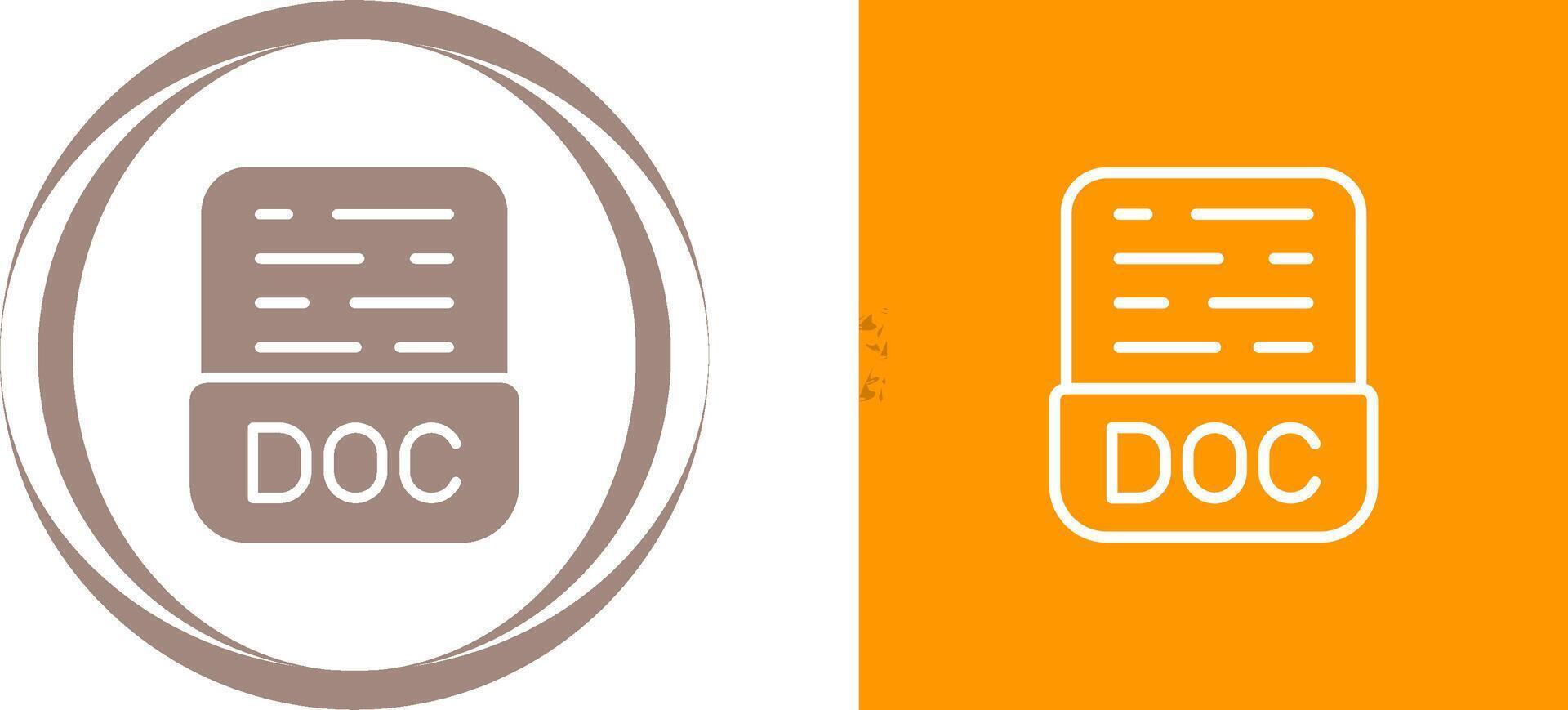 DOC Vector Icon