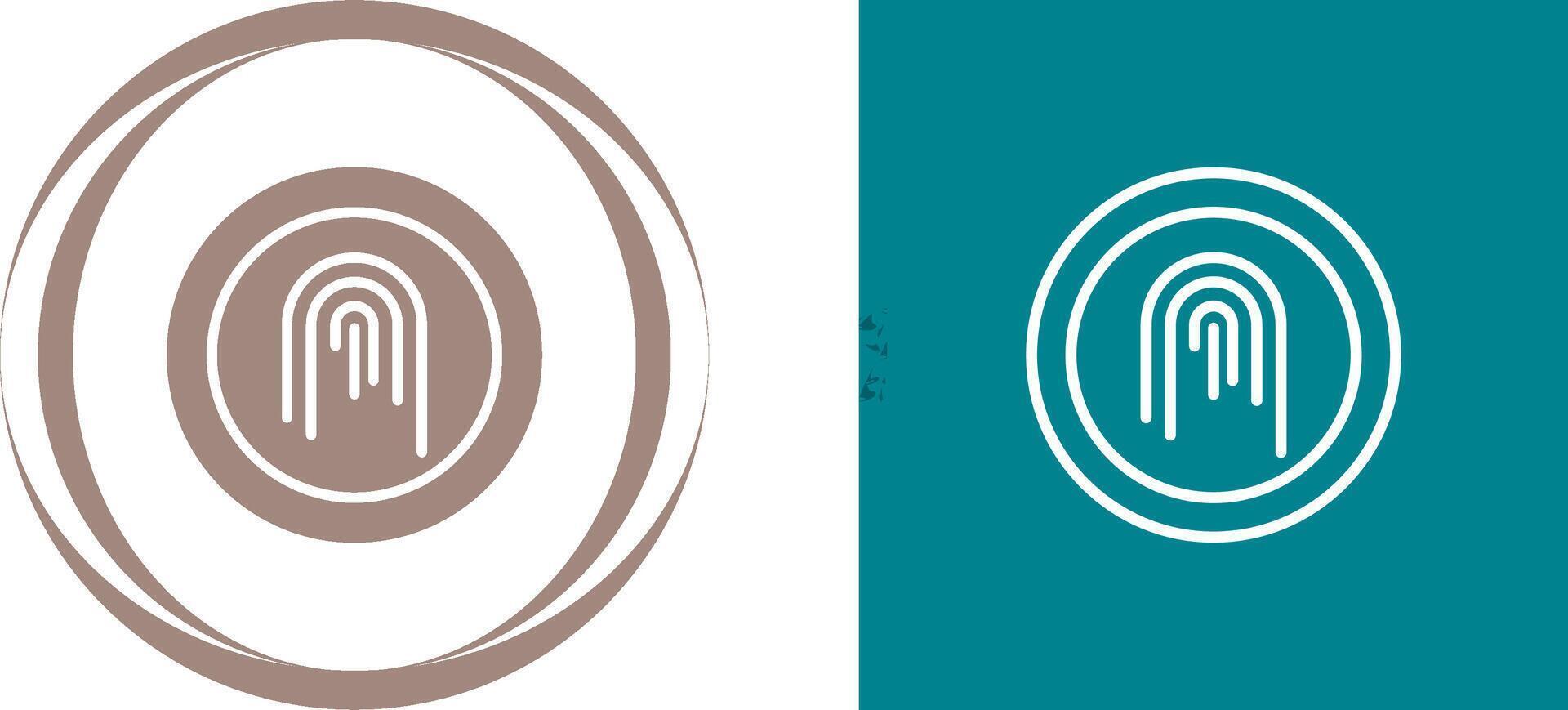 Fingerprint Vector Icon