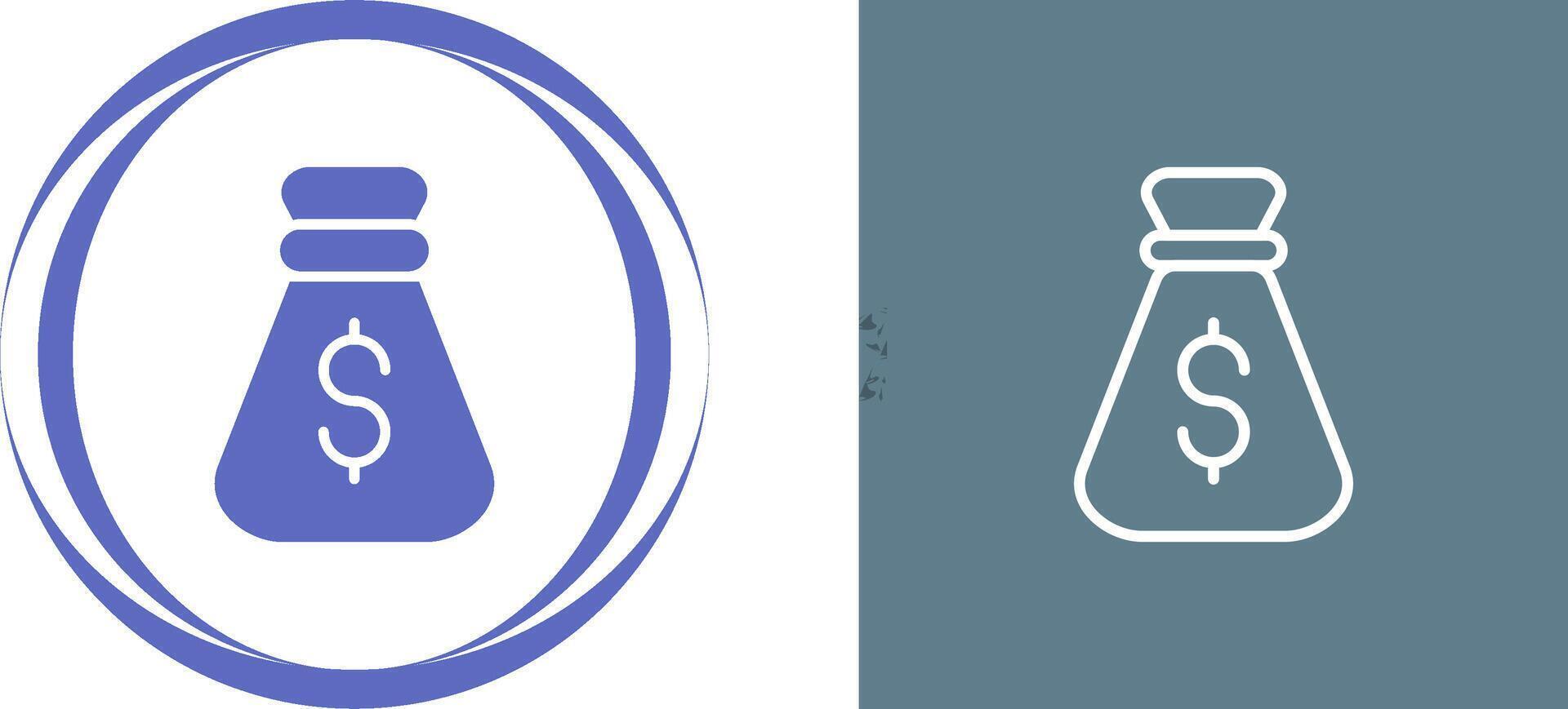 Sack Dollar Vector Icon