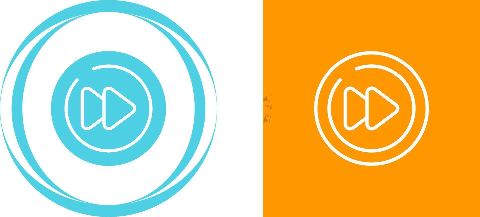 Video Next Track Circle Vector Icon