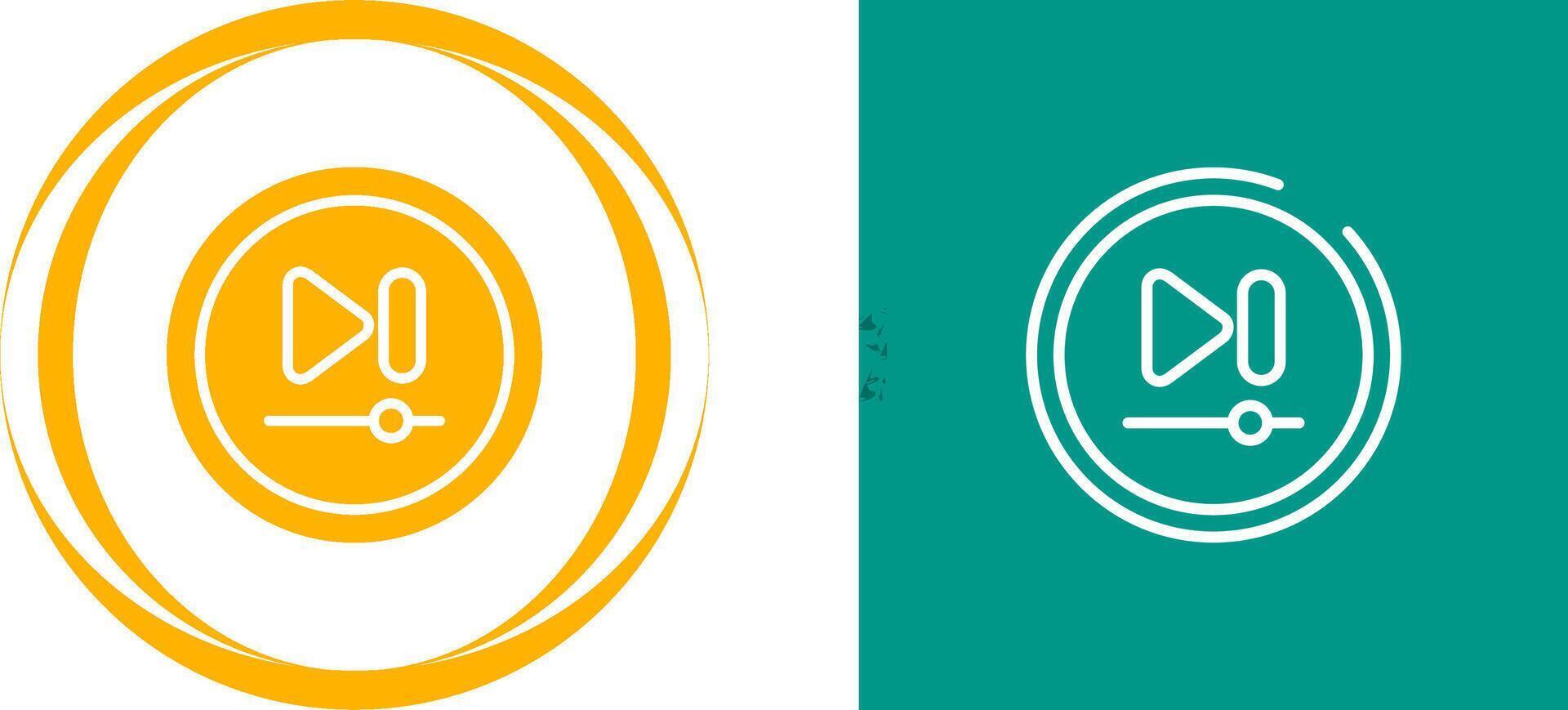 Video Next Track Button Vector Icon