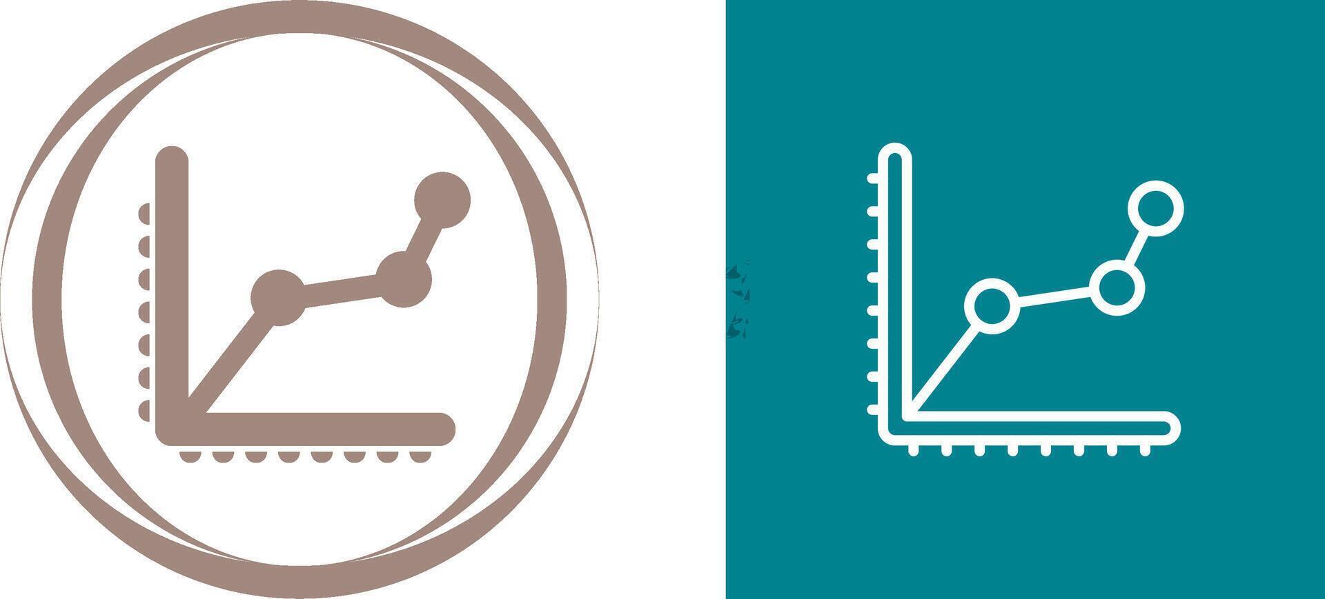 Line Chart Vector Icon