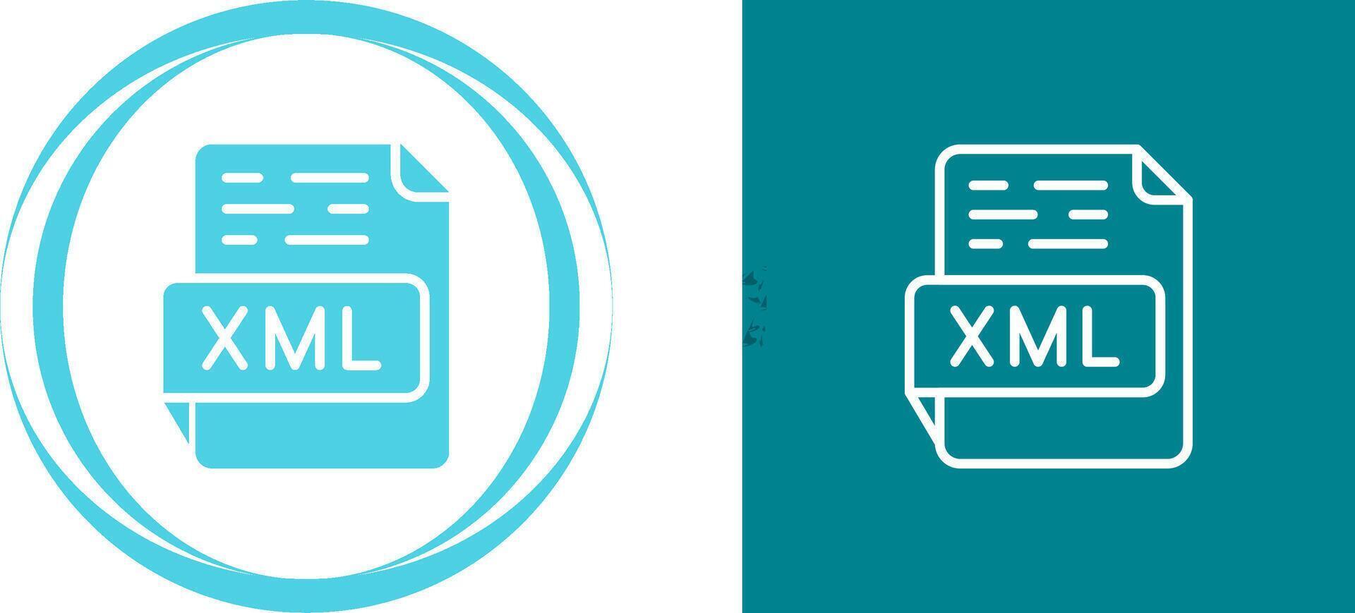XML Vector Icon