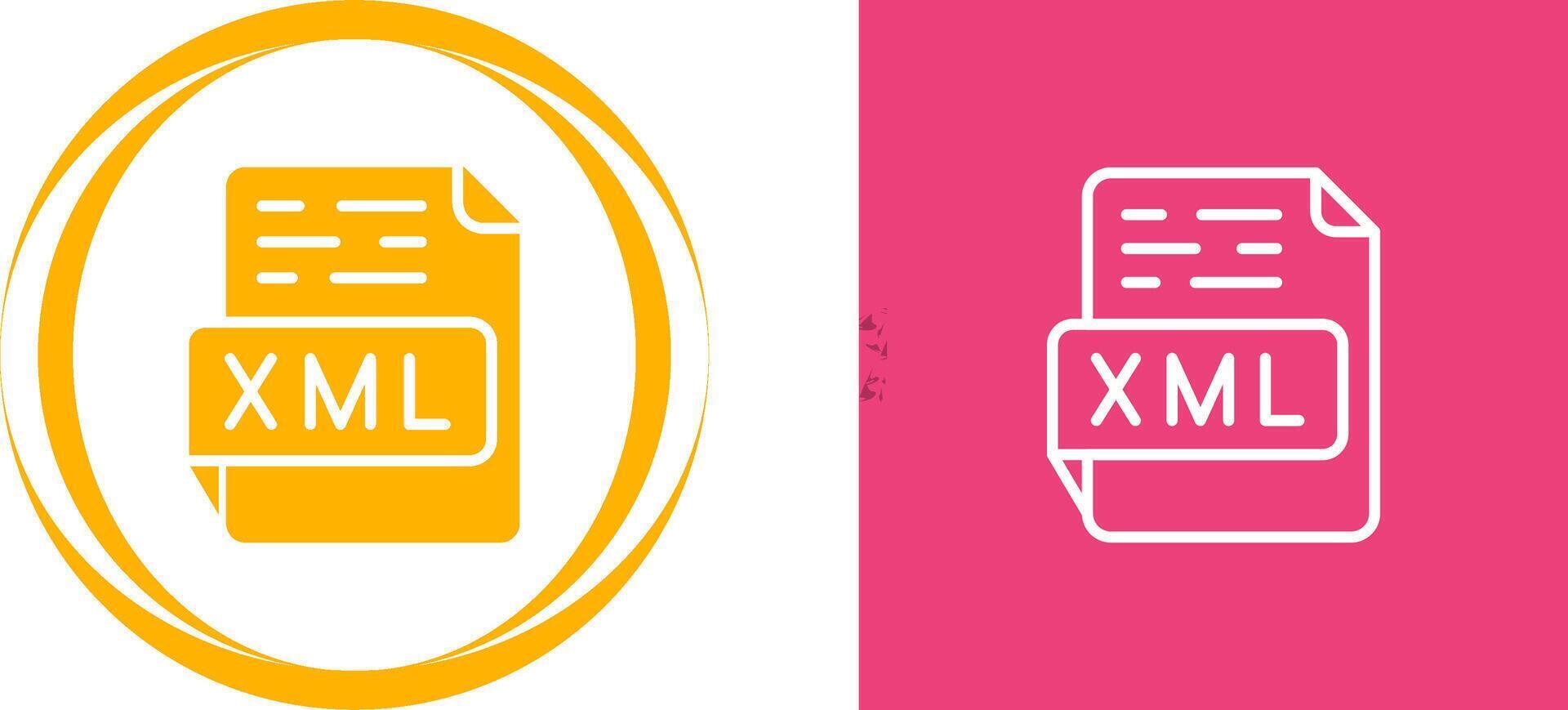 XML Vector Icon