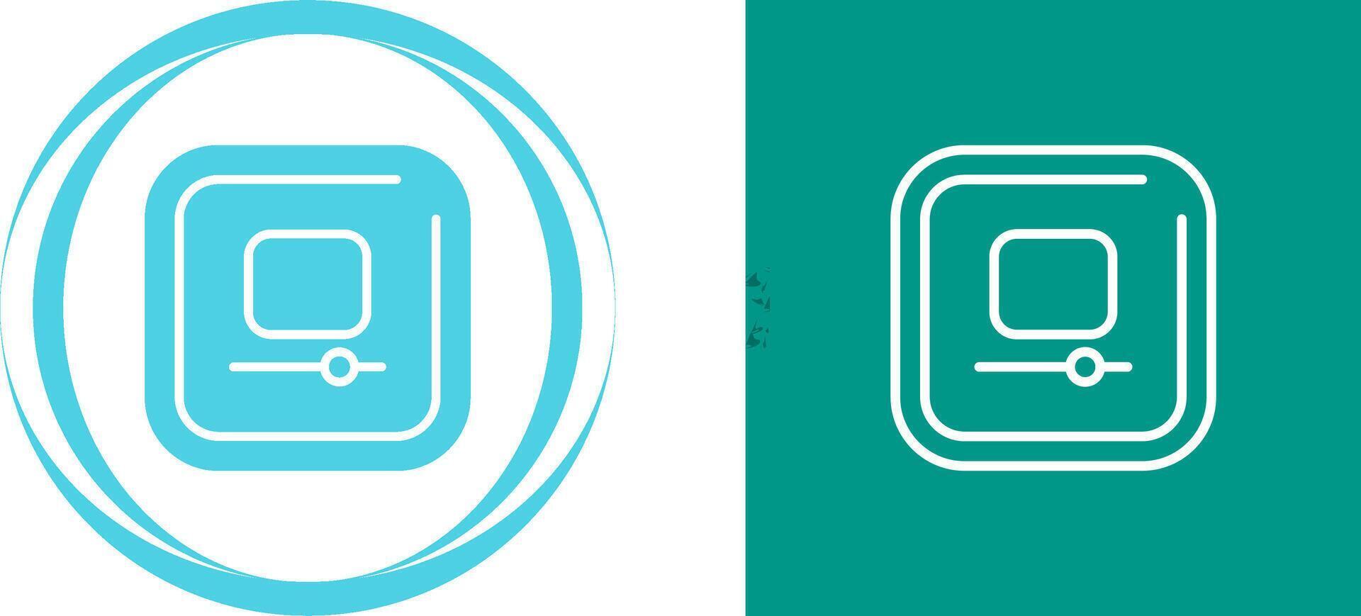 Video Stop Square Vector Icon