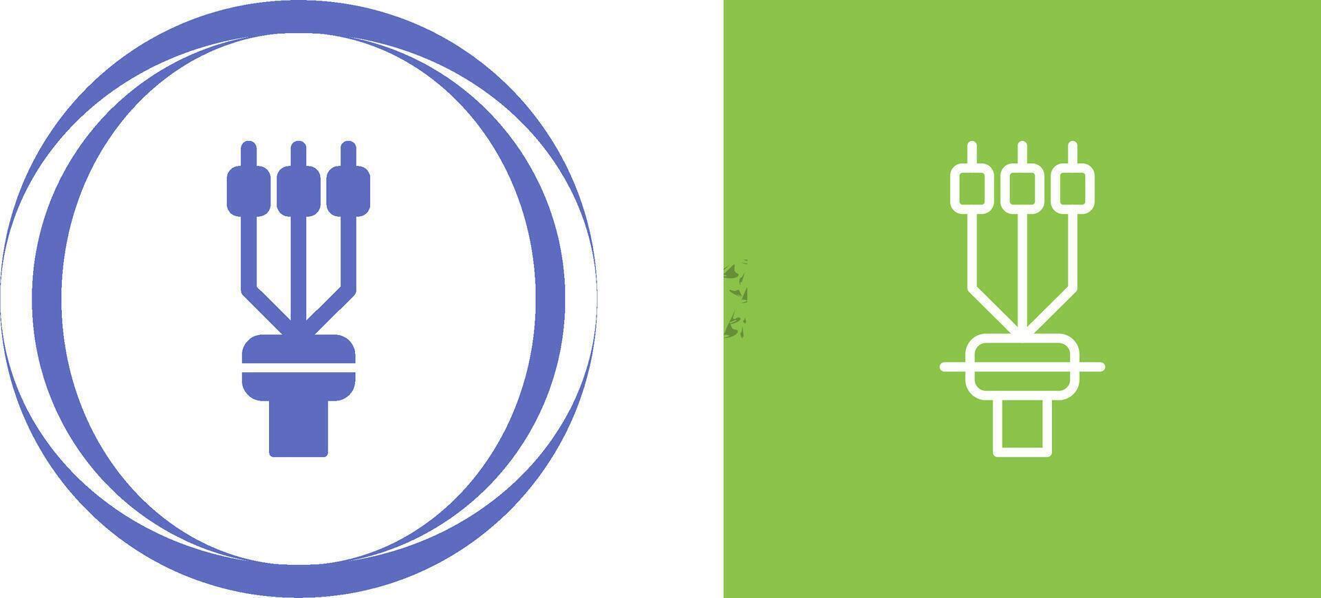 Cable Termination Sleeve Vector Icon