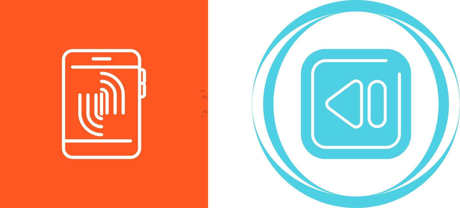 Fingerprint Scanning Vector Icon