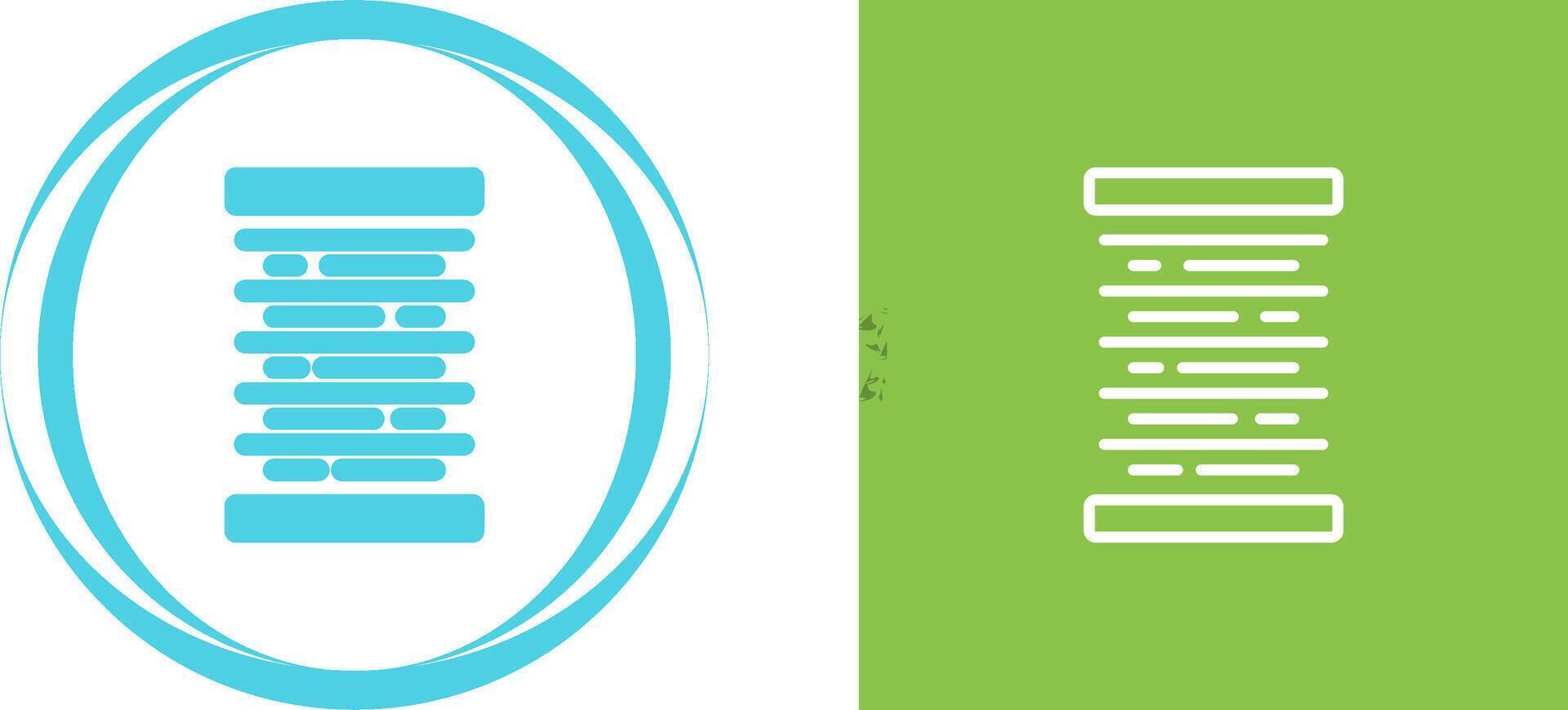 Center Alignment Vector Icon