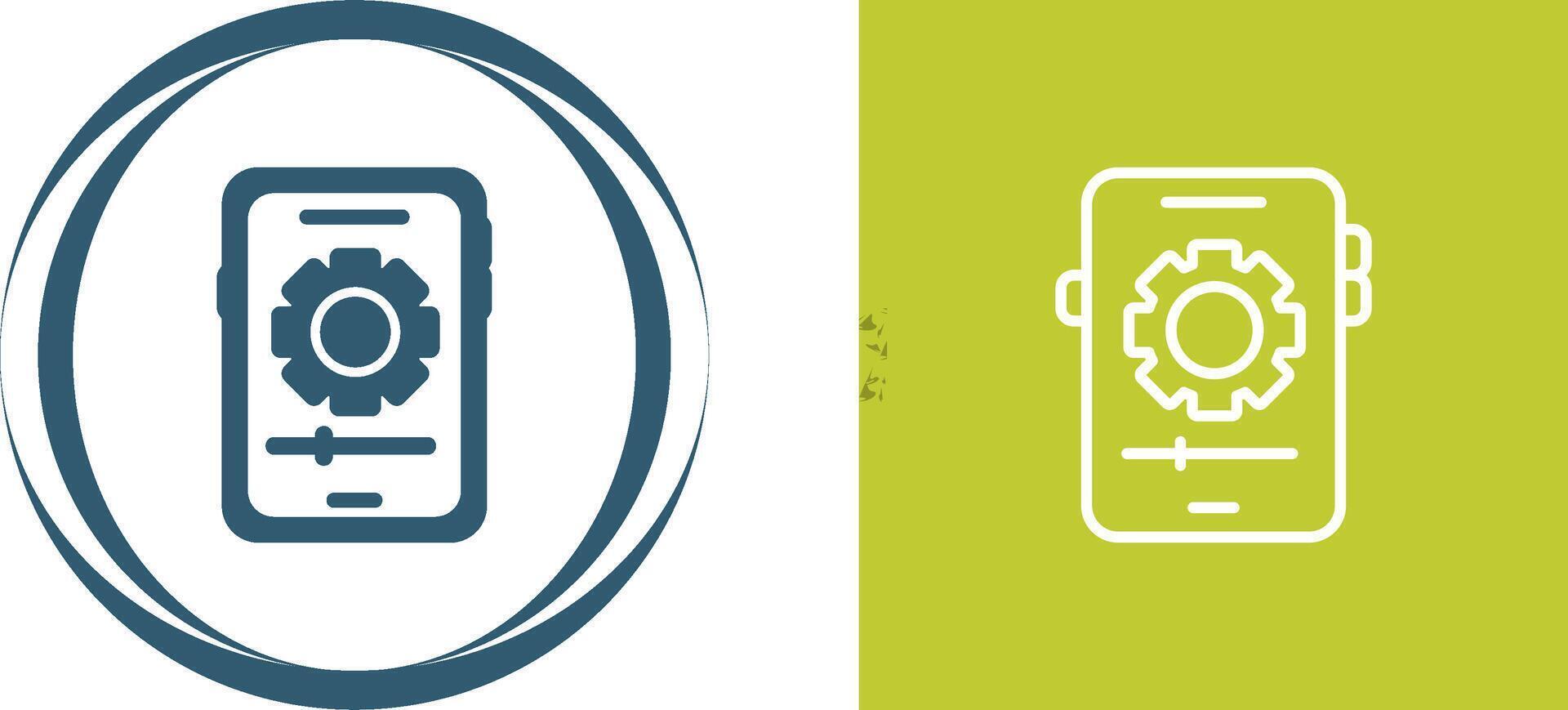 Smartphone Settings Vector Icon