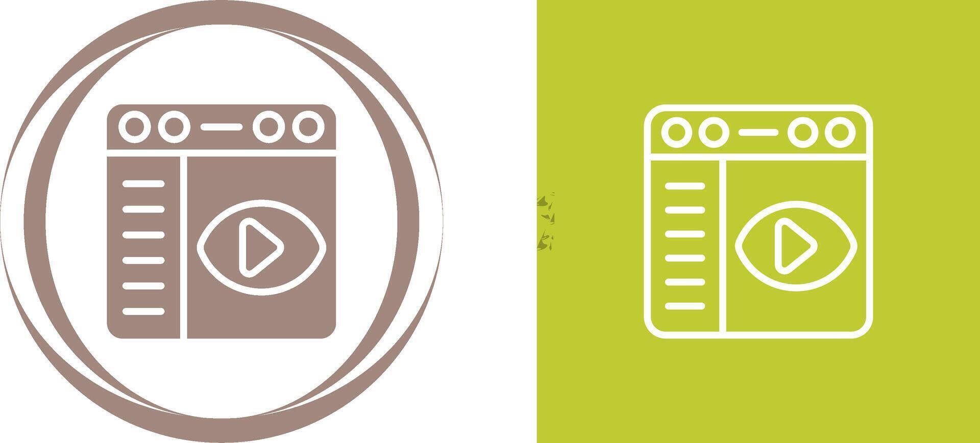 Browser Vector Icon
