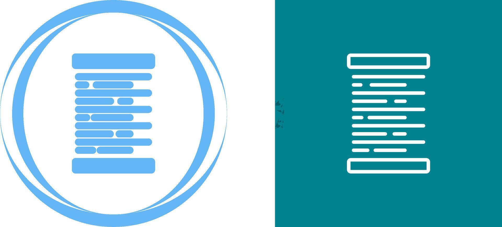 Right Alignment Vector Icon