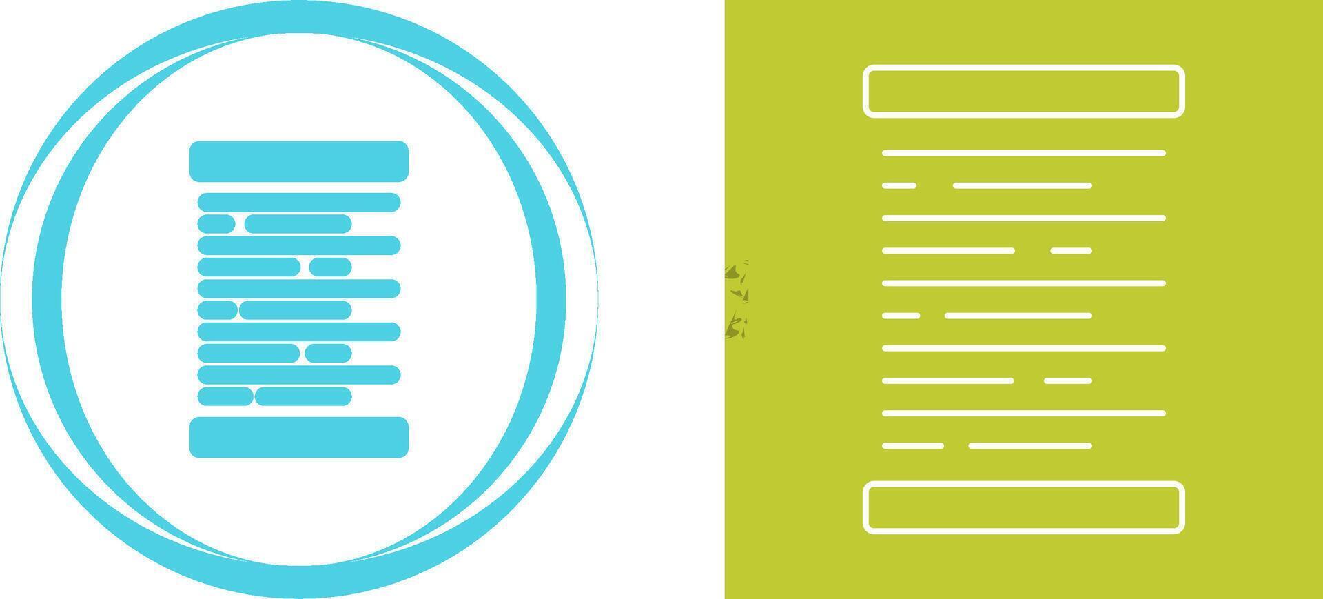Left Alignment Vector Icon