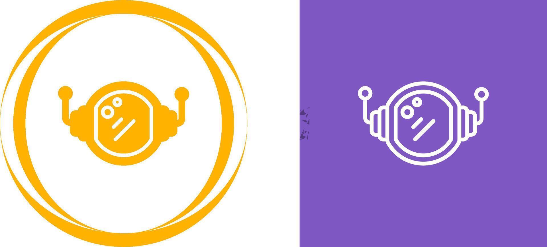 Astronaut Helmet Vector Icon