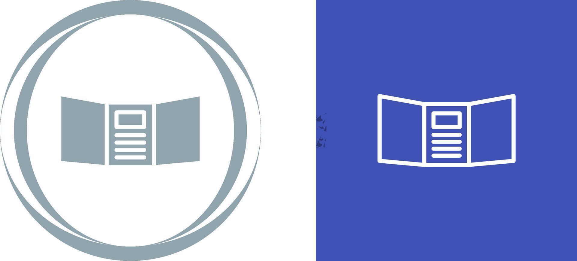 Triptych Vector Icon