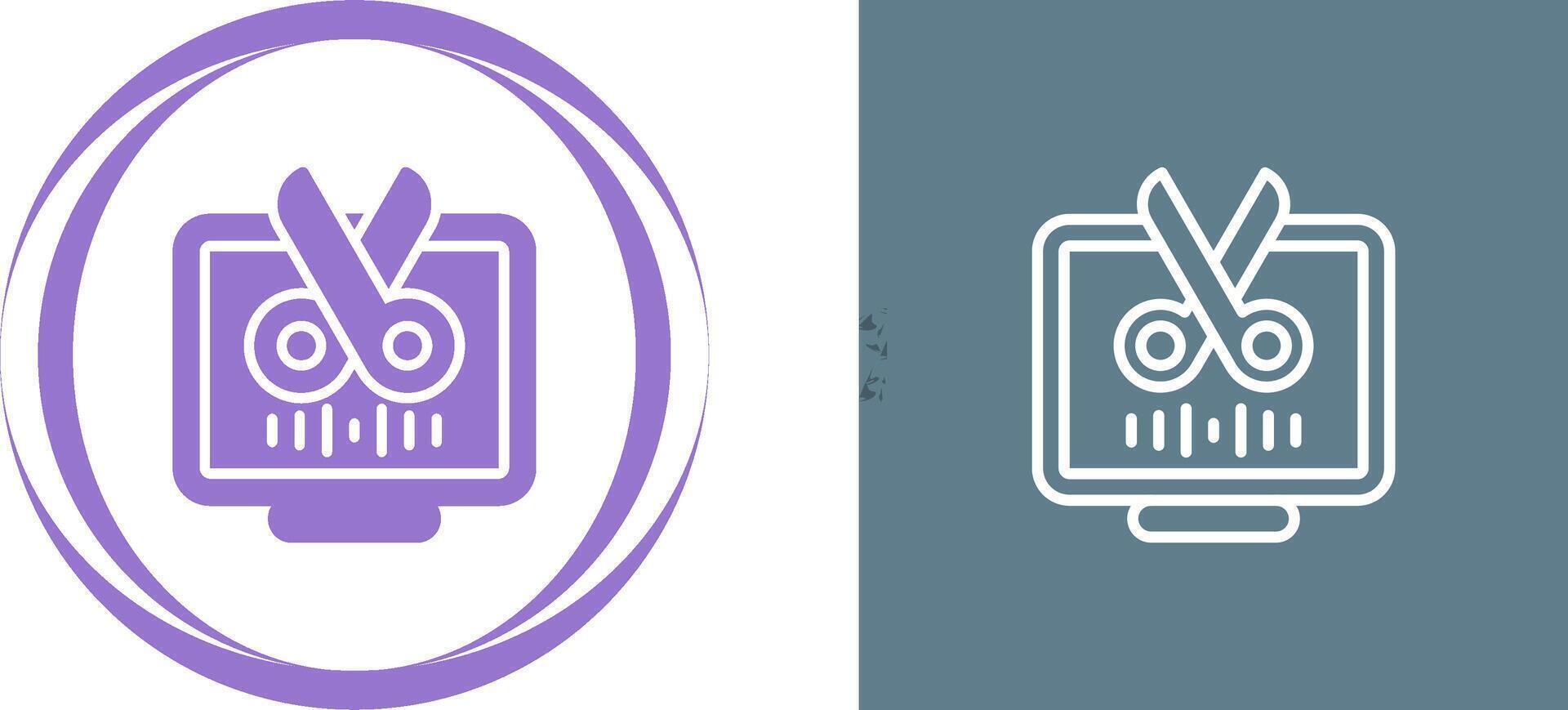 Desktop Computer Vector Icon