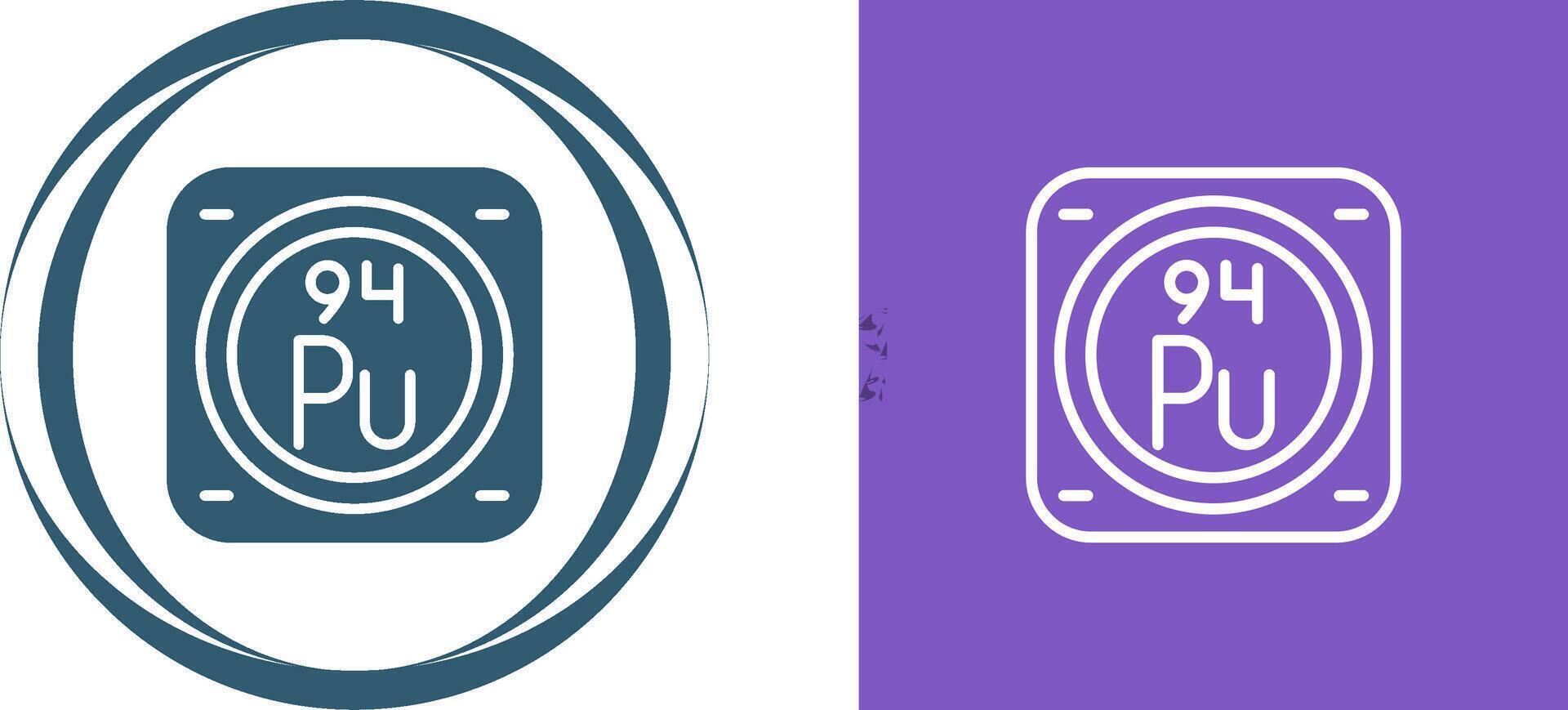 Plutonium Vector Icon