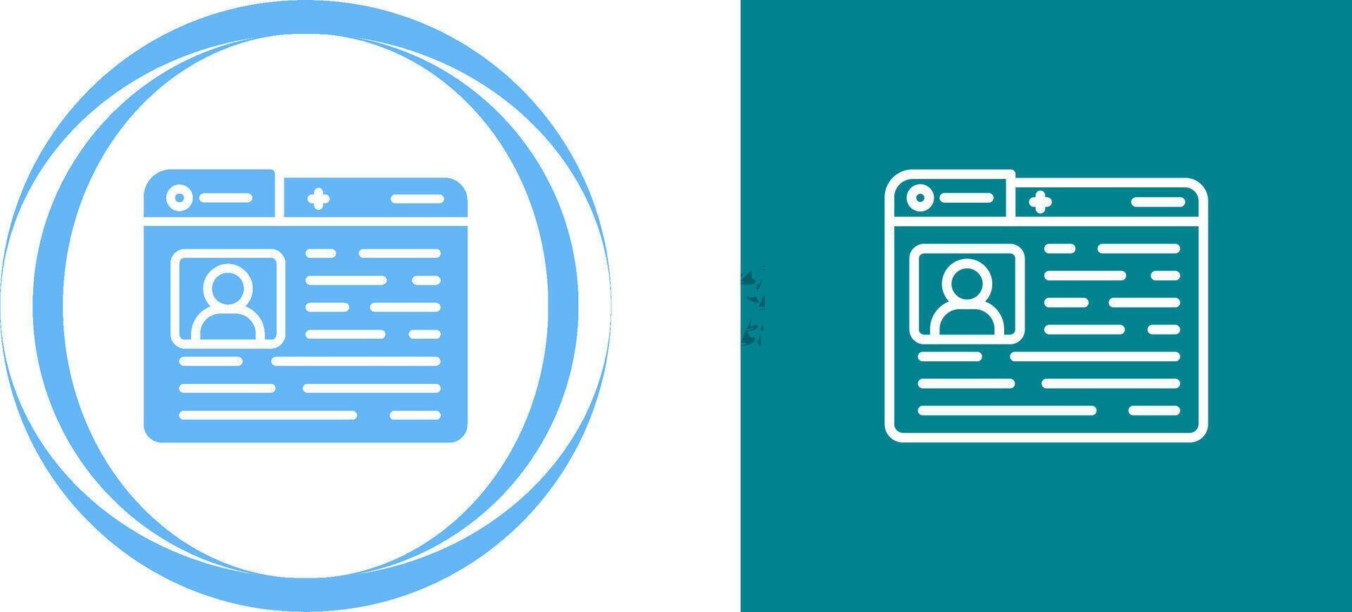 Profile Vector Icon