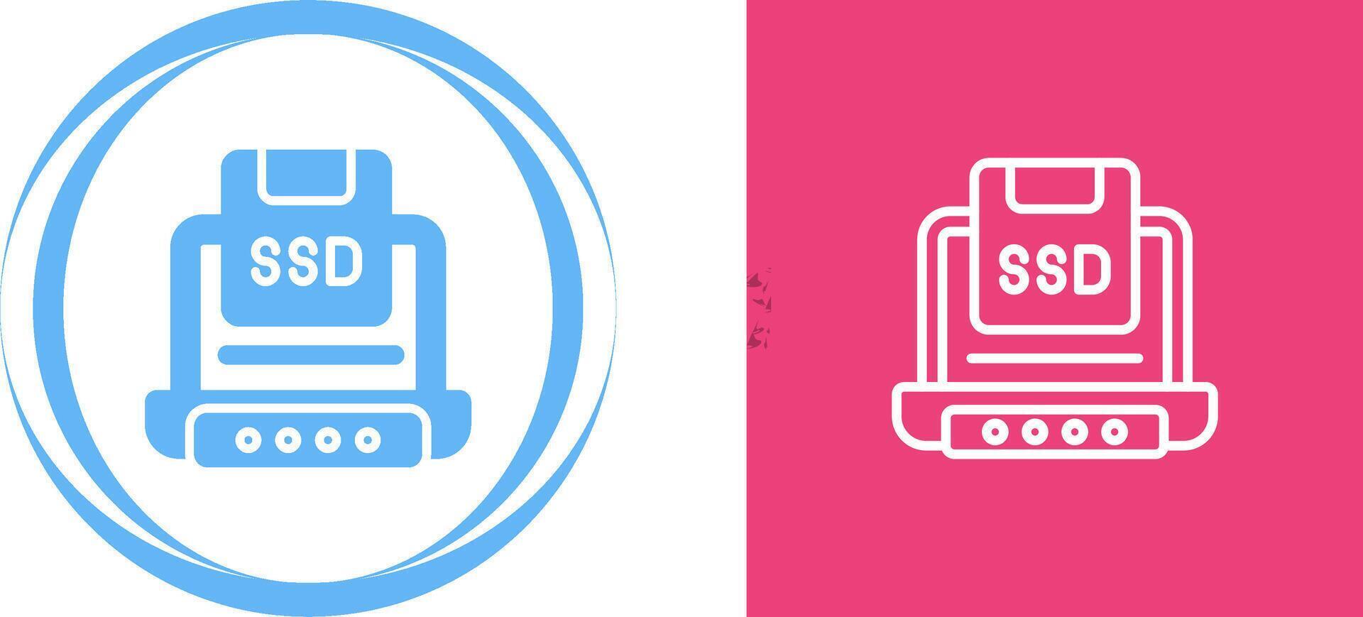 Solid State Drive Vector Icon