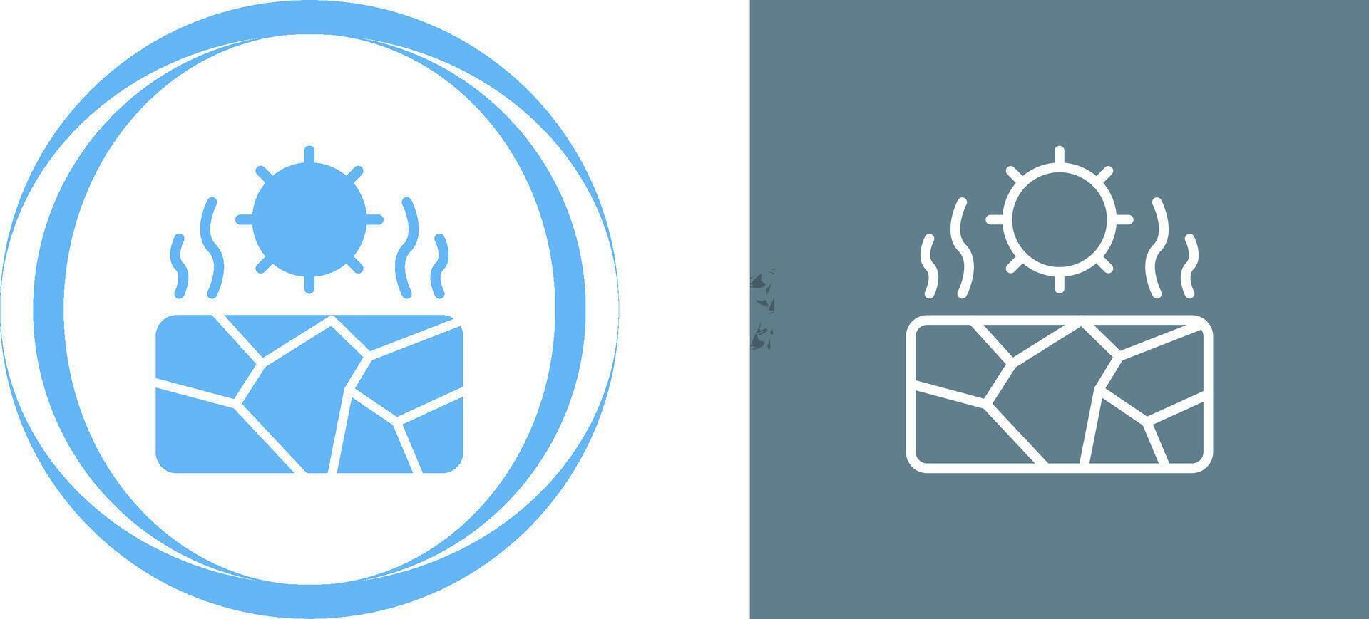 Drought Vector Icon