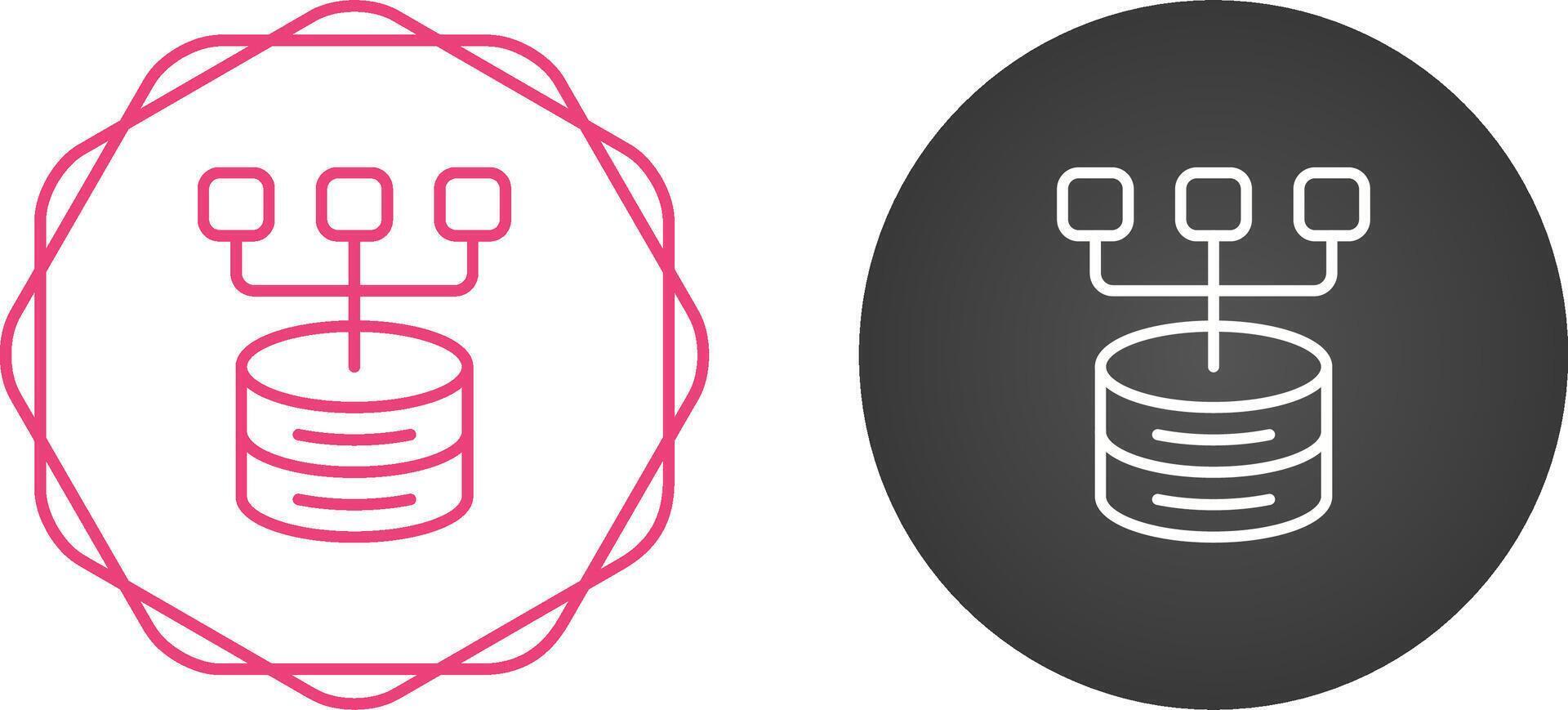 Data Modeling Vector Icon