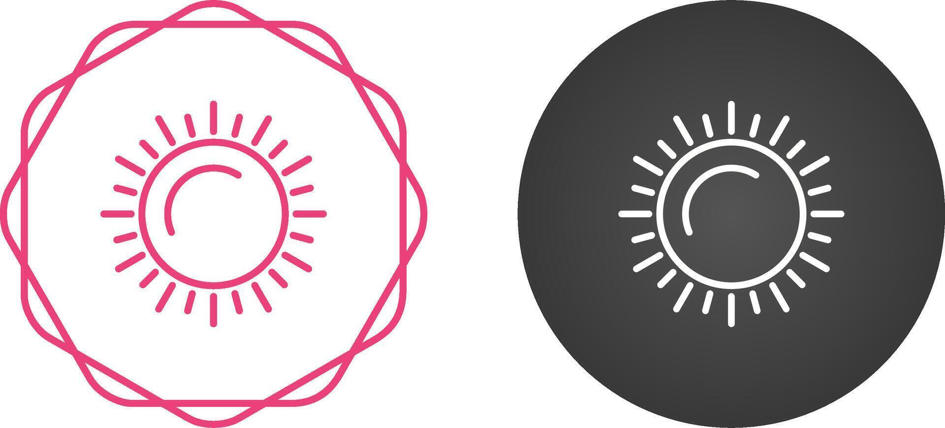Sun Vector Icon